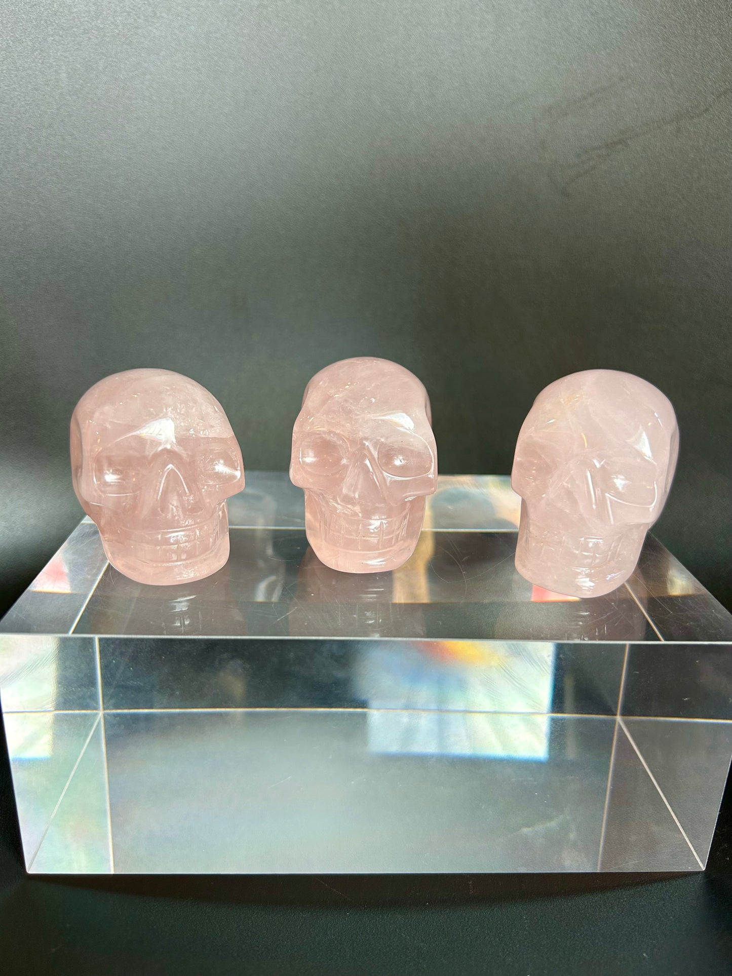 Rose Quartz Skull RQ1