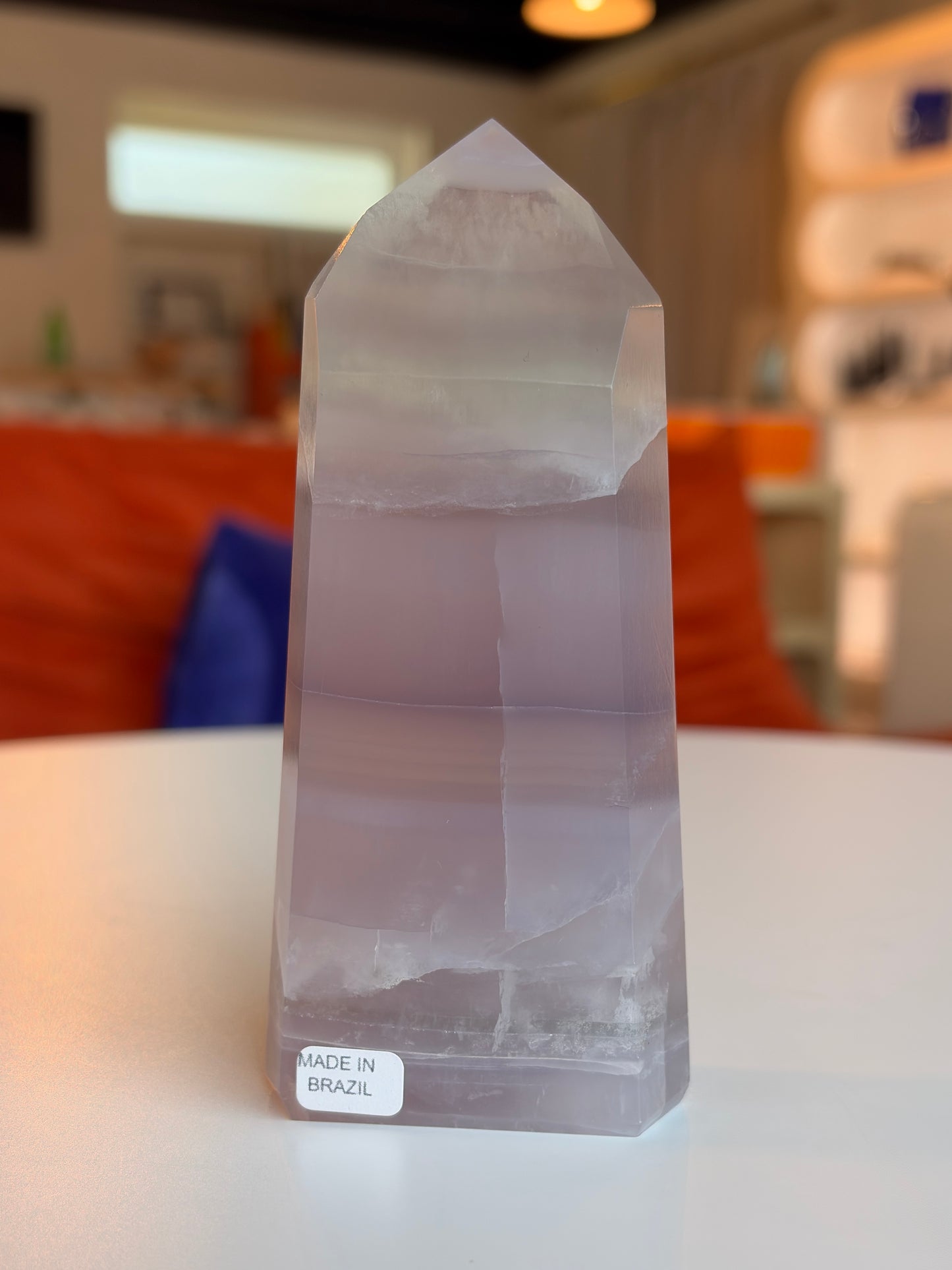 Lavender Rainbow Fluorite Tower LF07