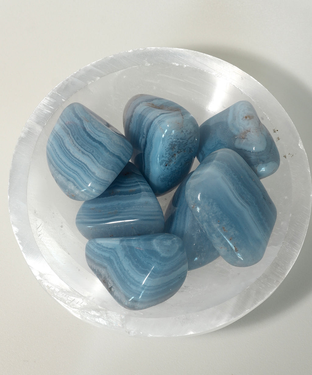 Blue Lace Agate Tumble Large