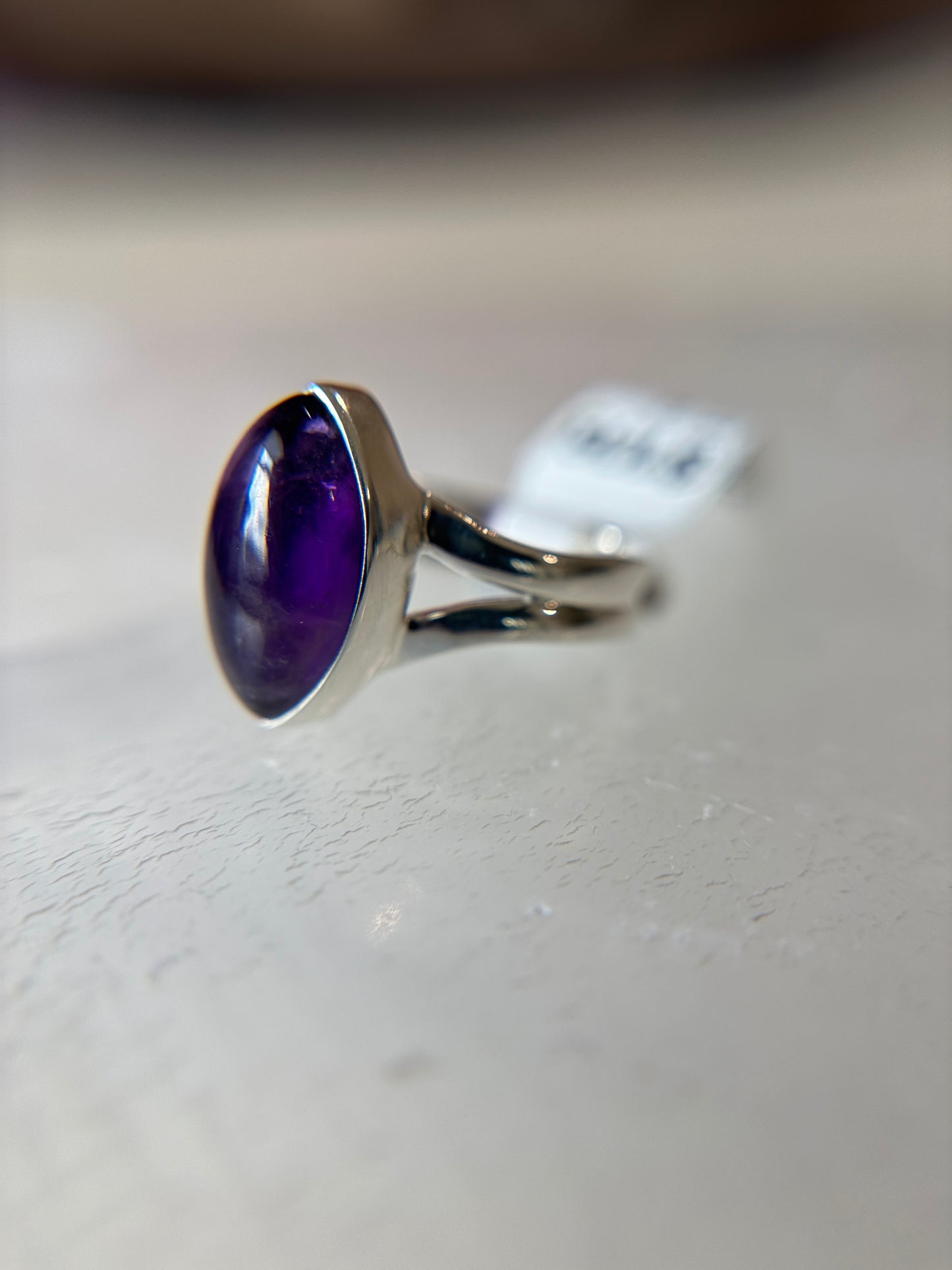 Amethyst Ring Size 5 Sterling Silver