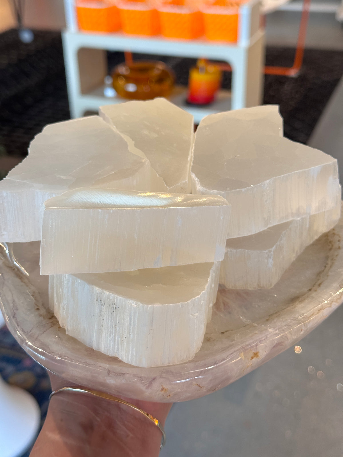 TV Selenite Slabs