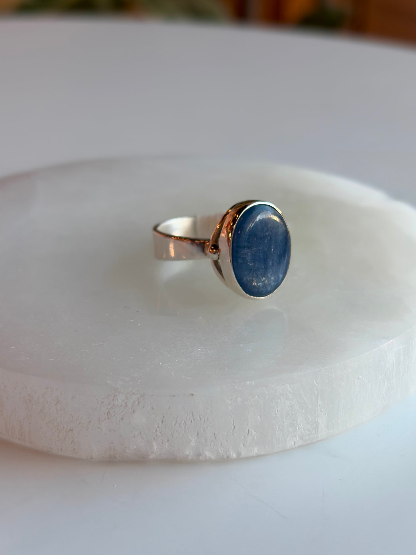 Blue Kyanite Ring | Sterling Silver .925
