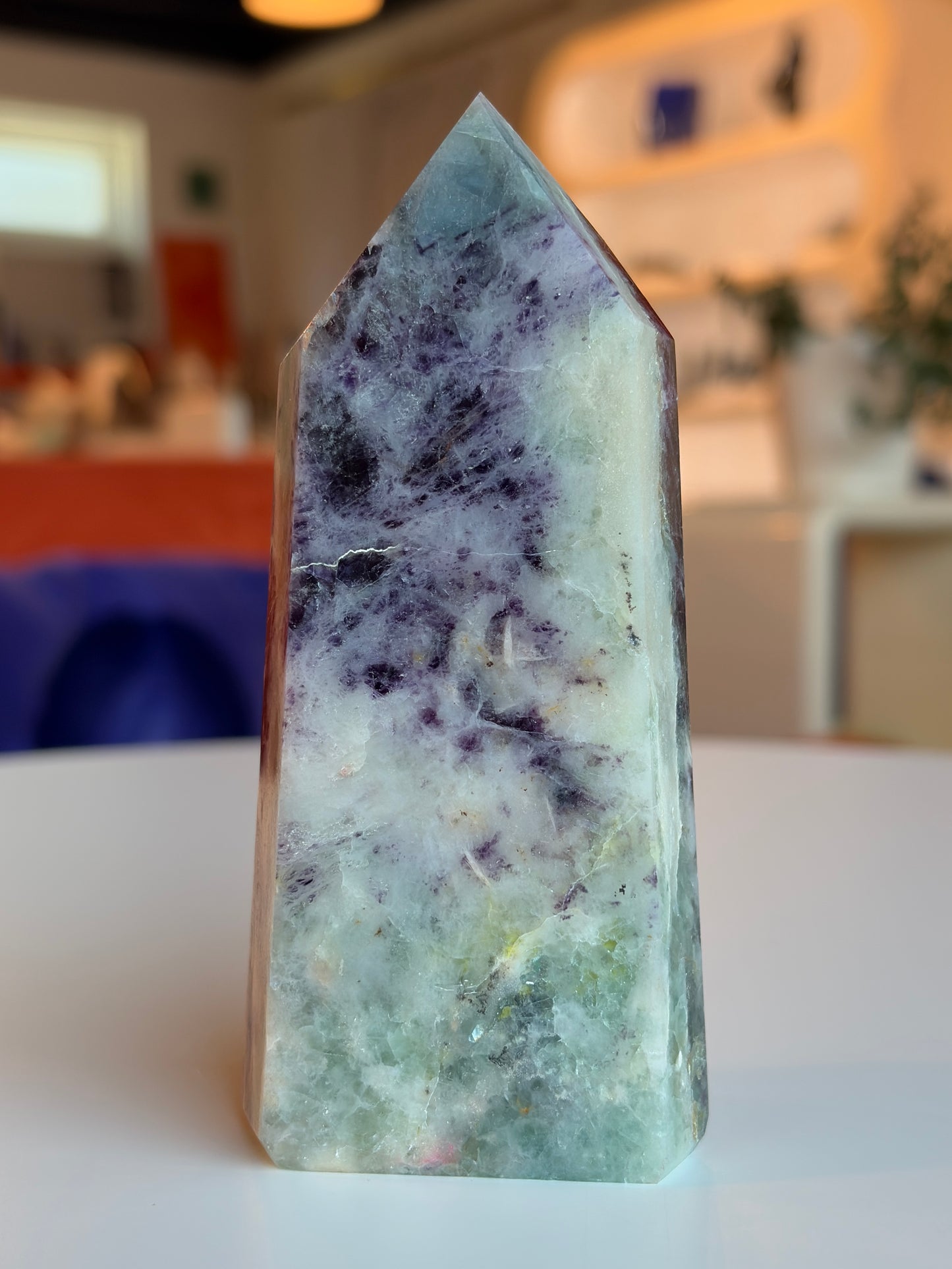 Rainbow Fluorite Tower RF-1