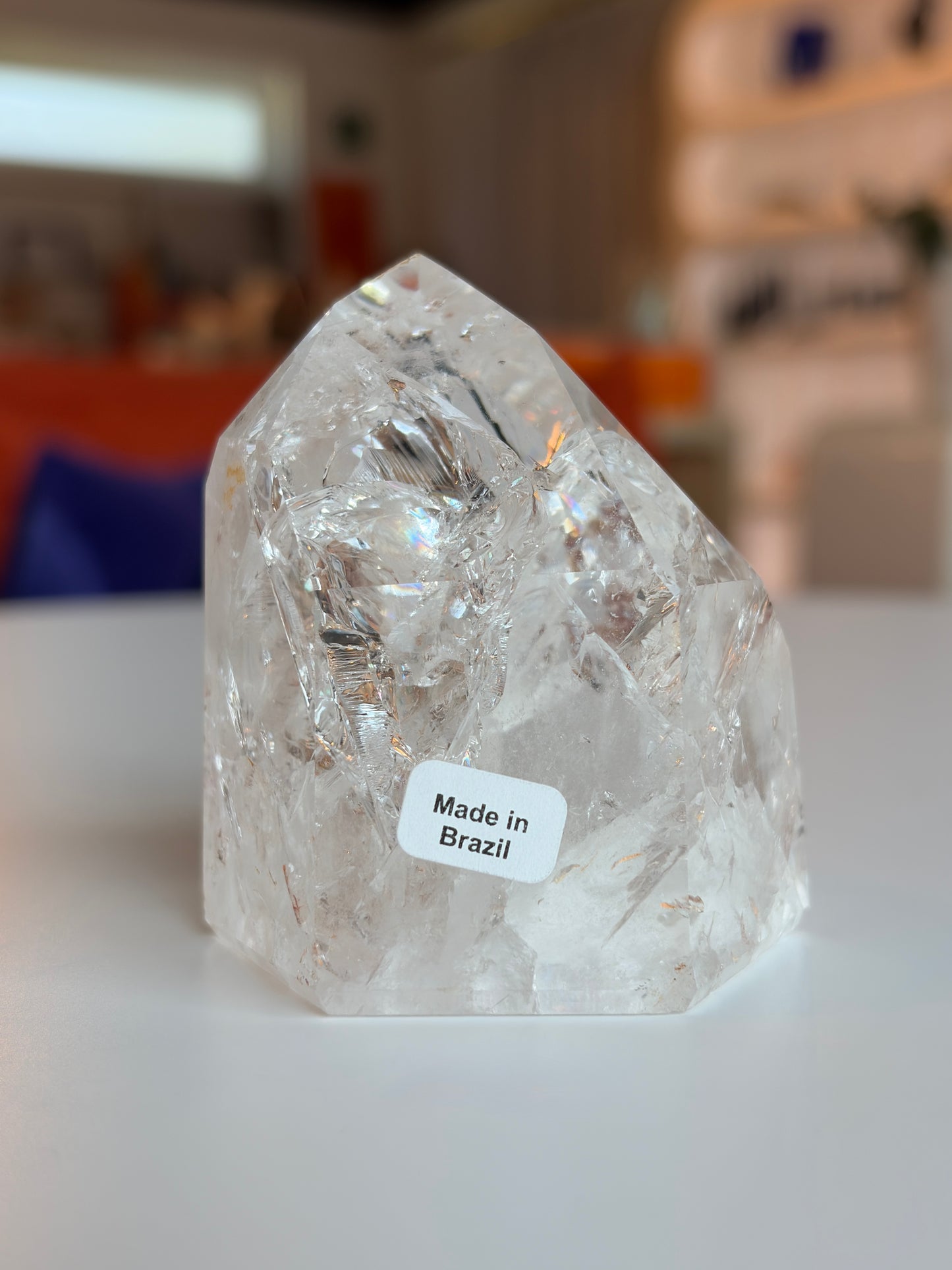 Brazilian Crackle Quartz Tower CQ05