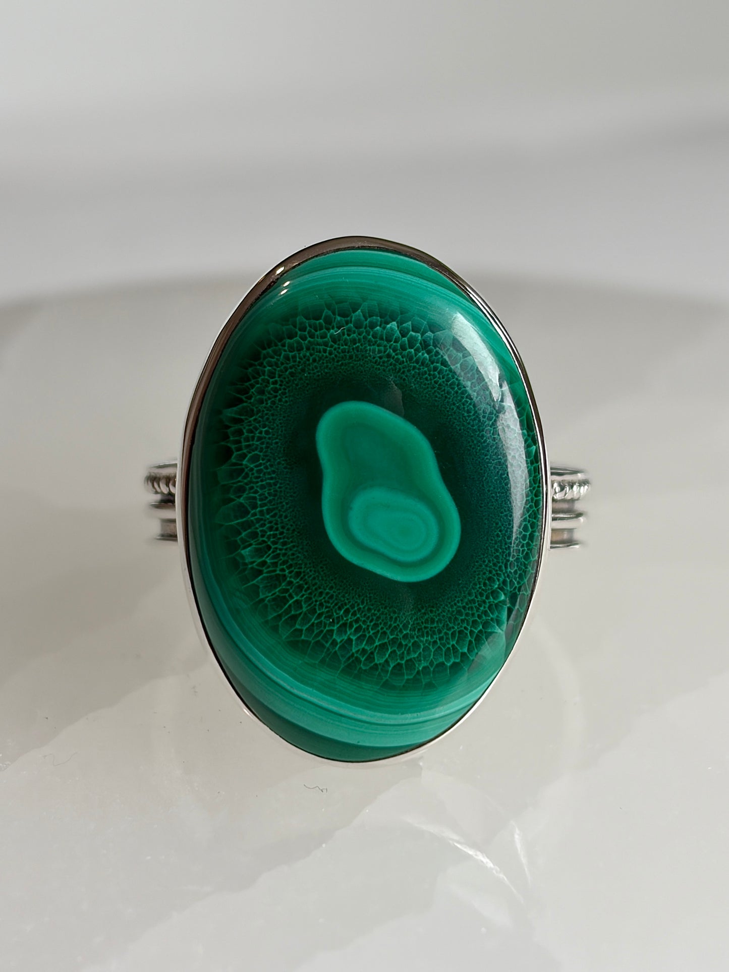 Malachite Ring Size 12