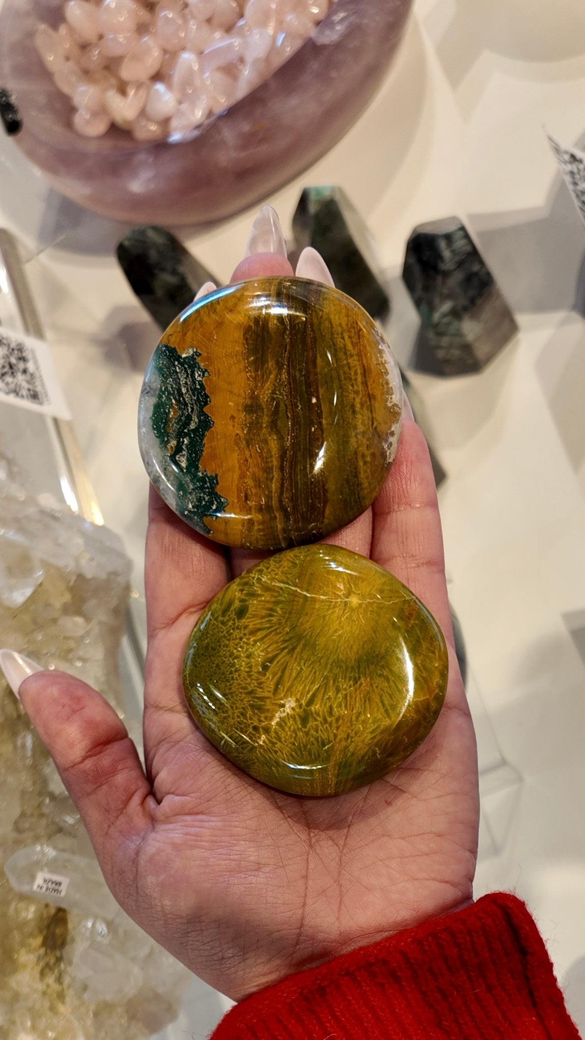 Ocean Jasper Palm Stone