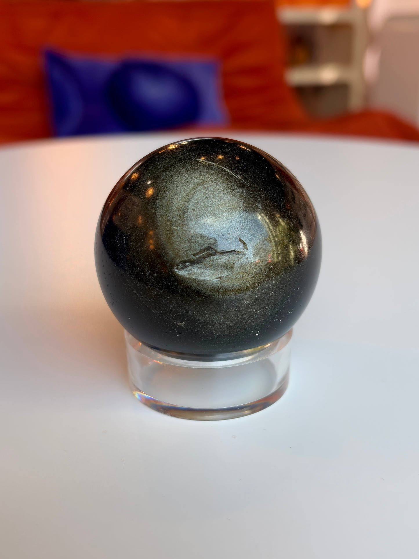 Gold Sheen Obsidian Sphere GS1