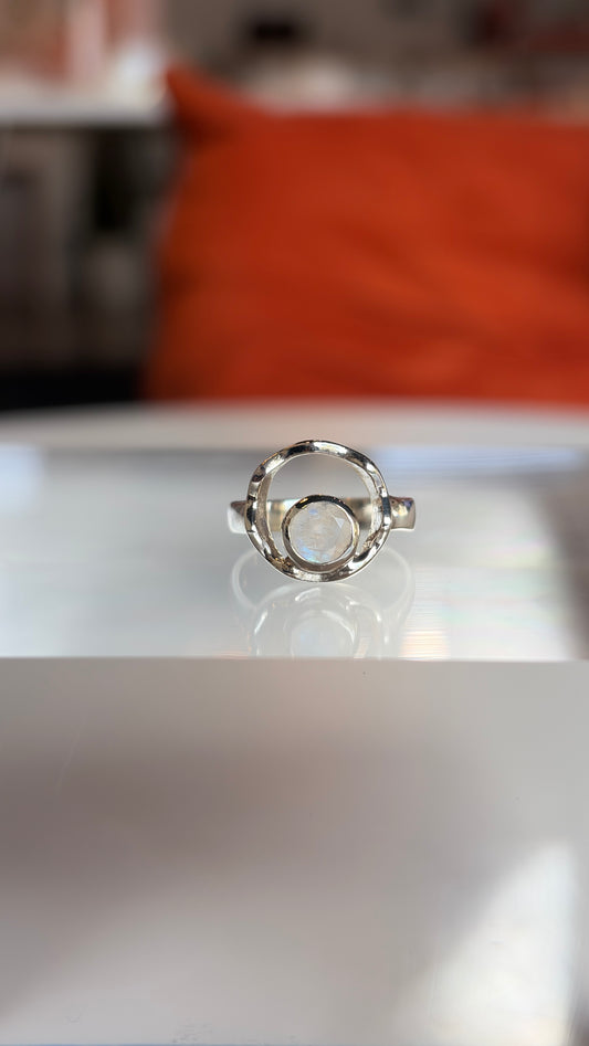 Moonstone Ring Size 9