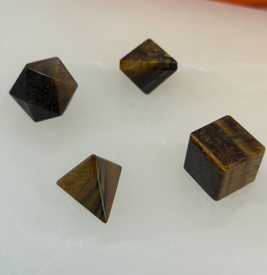Tigers Eye Geometric Shapes