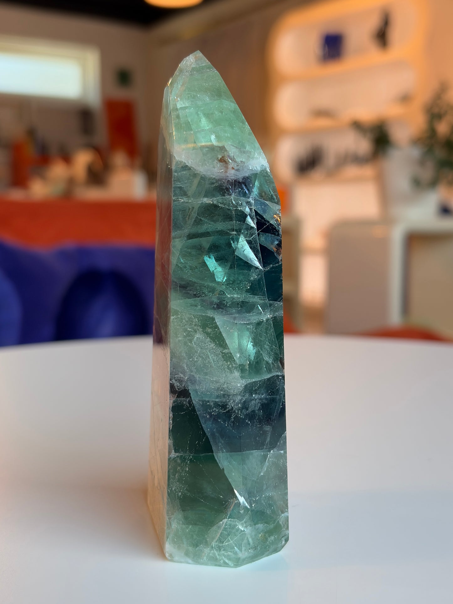 Rainbow Fluorite Tower RF08