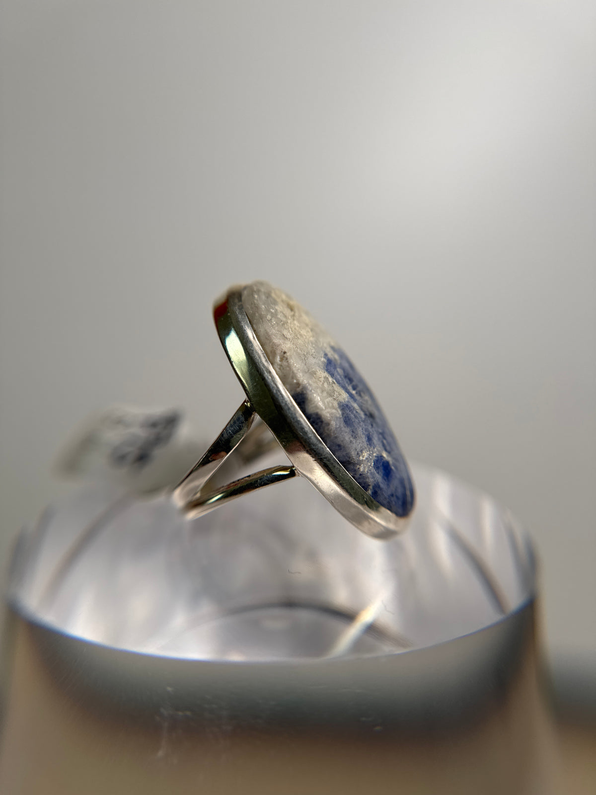 Sodalite Ring Size 5 - Sterling Silver
