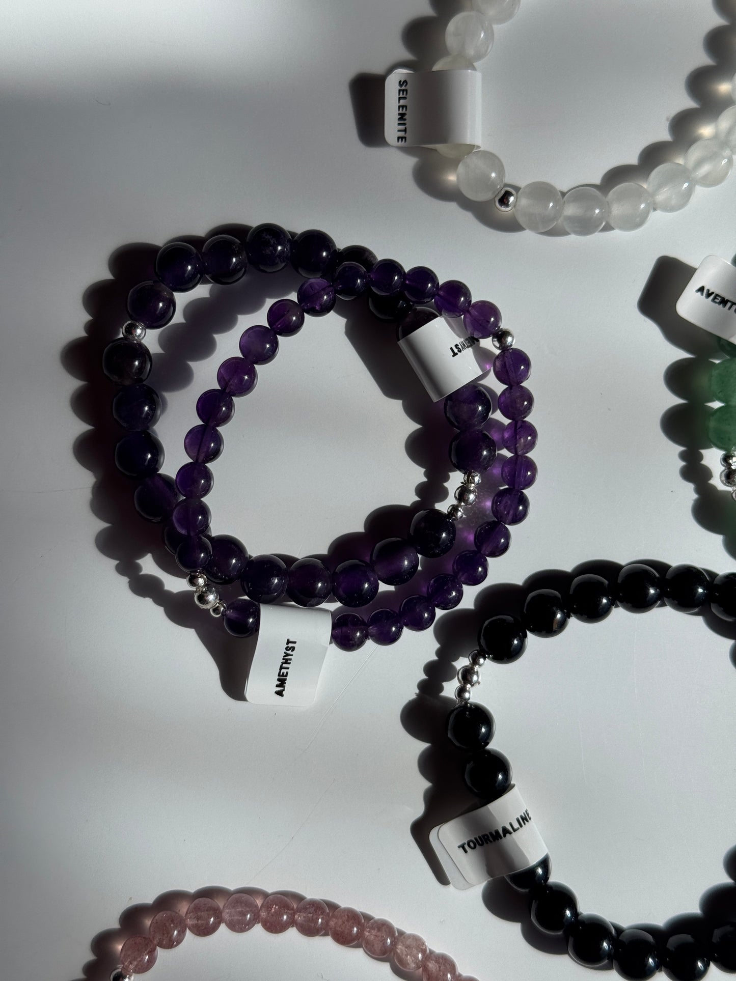 Reiki Charged Crystal Bracelets by Luna Metaphysical