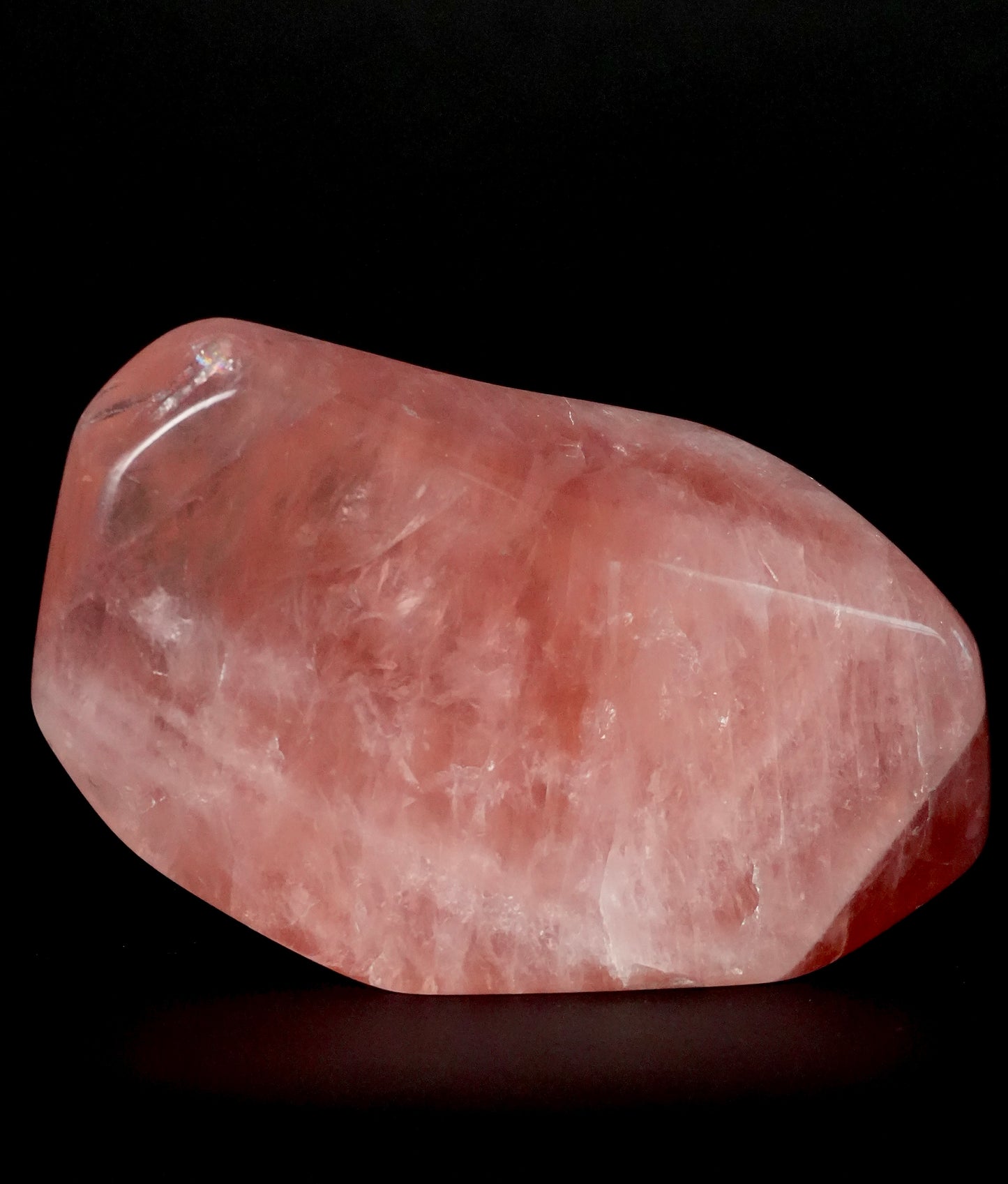 High Grade Rose Quartz Polished Freeform