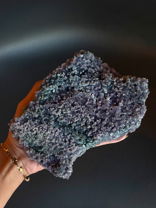 Natural Grape Agate Cluster