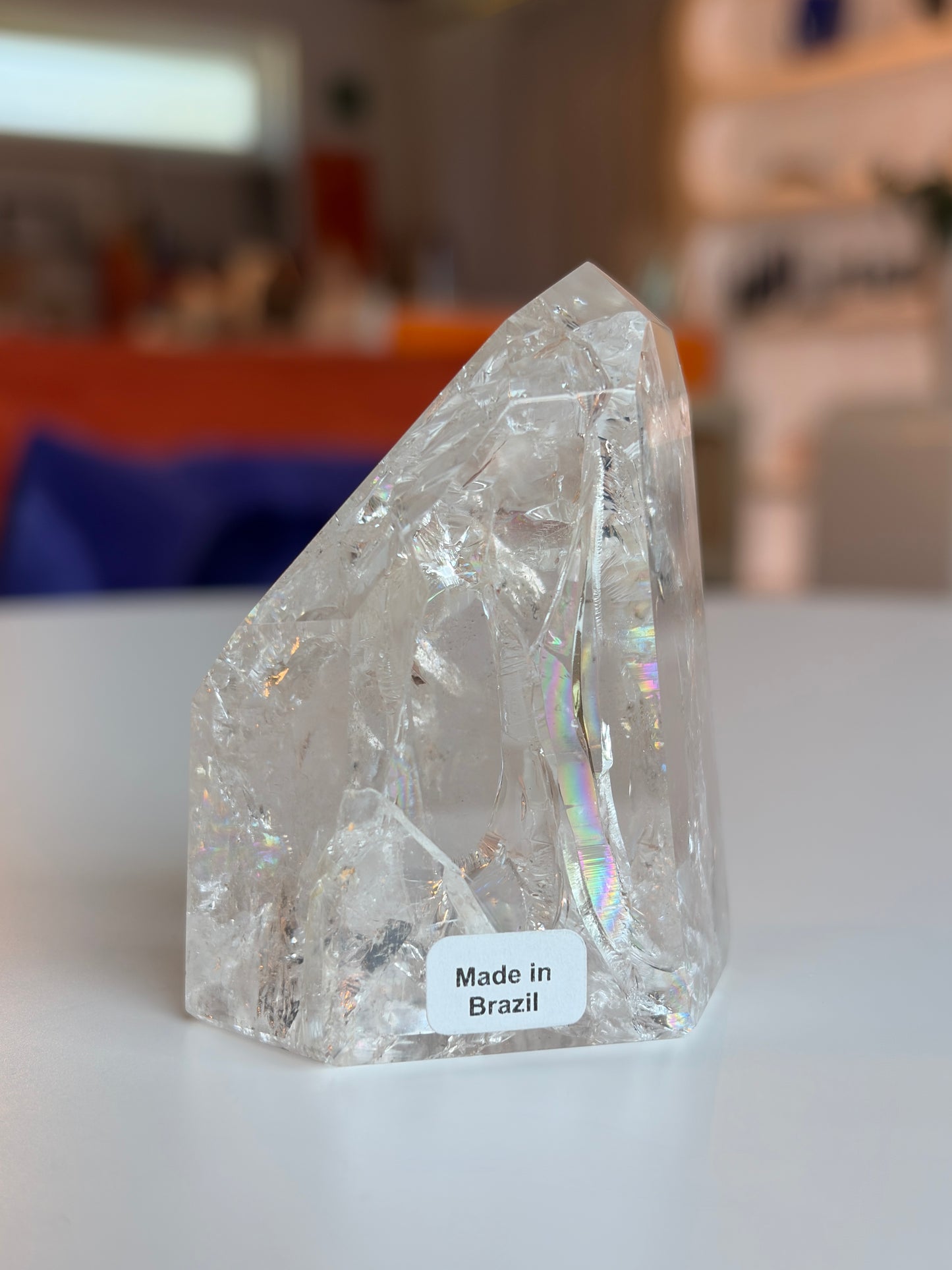 Brazilian Crackle Quartz Tower CQ04