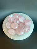 Madagascar Rose Quartz Palm Stone