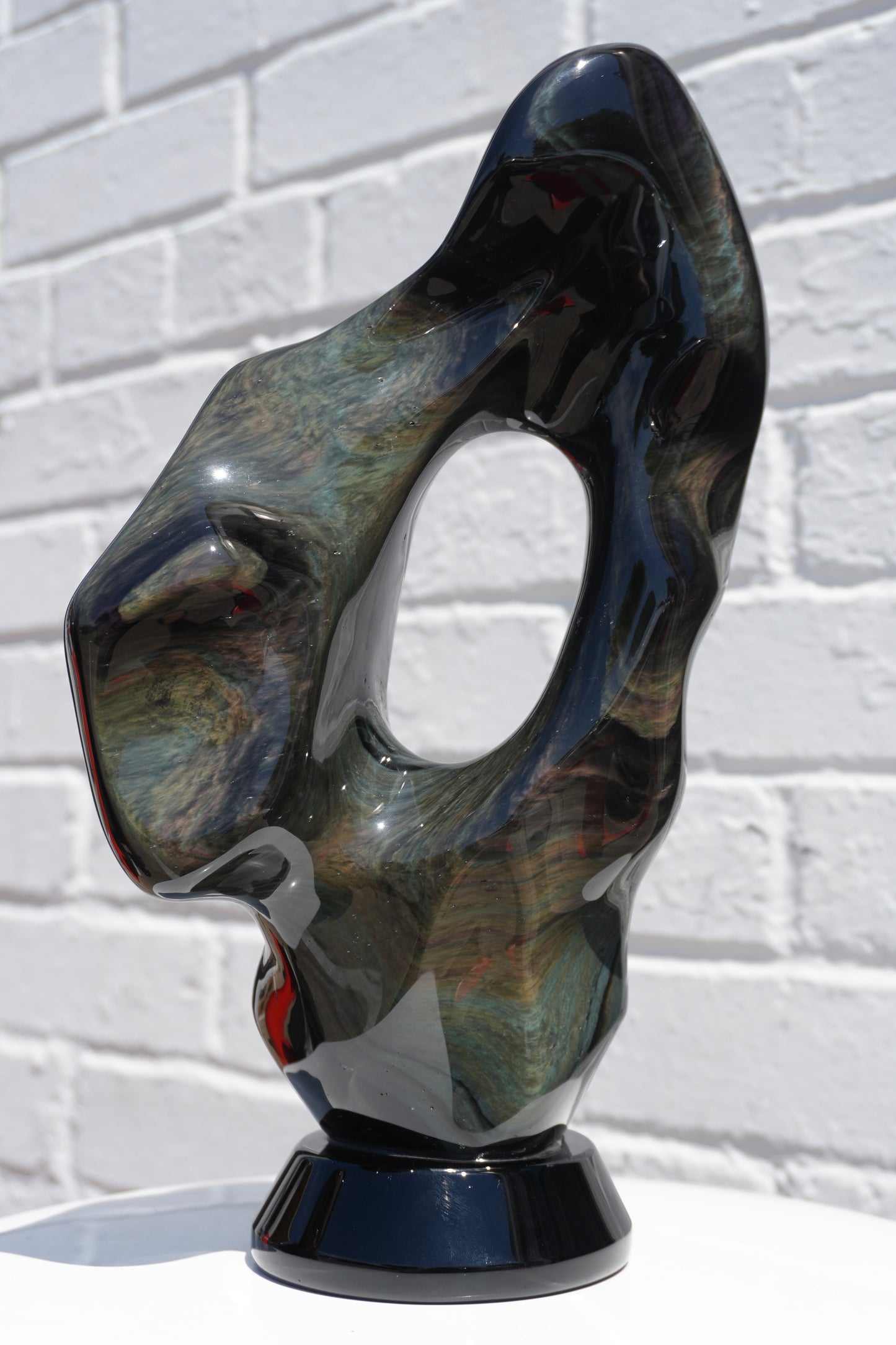 Large Rainbow Obsidian Polished Freeform