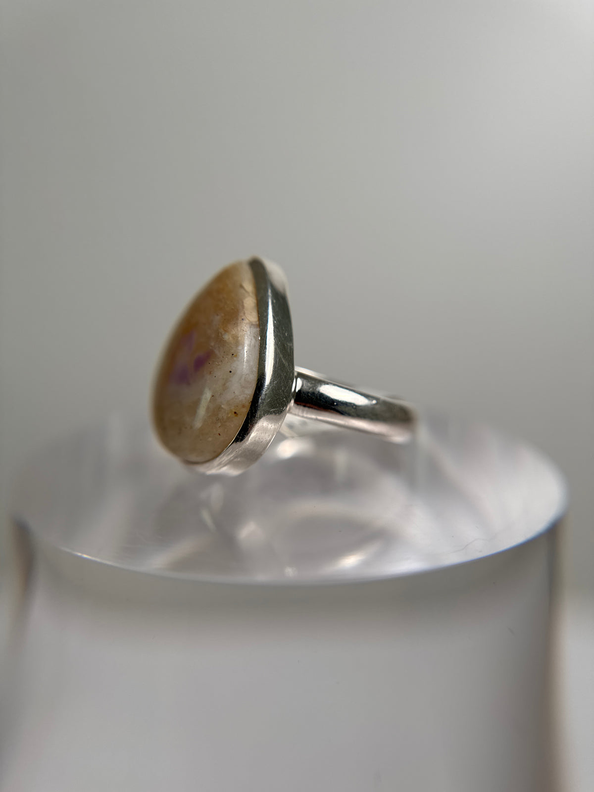 Violet Opal Ring Size 9