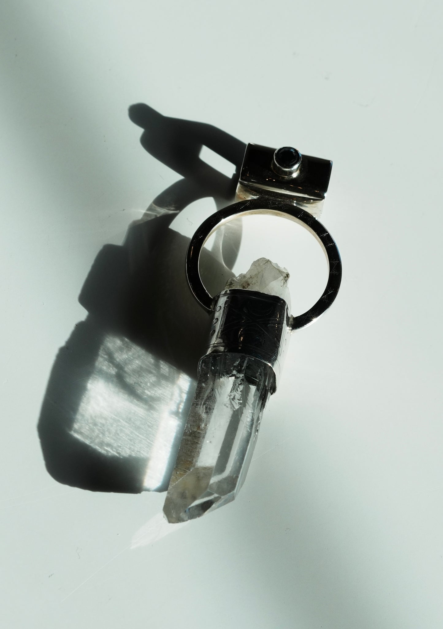 LEMURIAN SAPPHIRE STERLING SILVER PENDANT