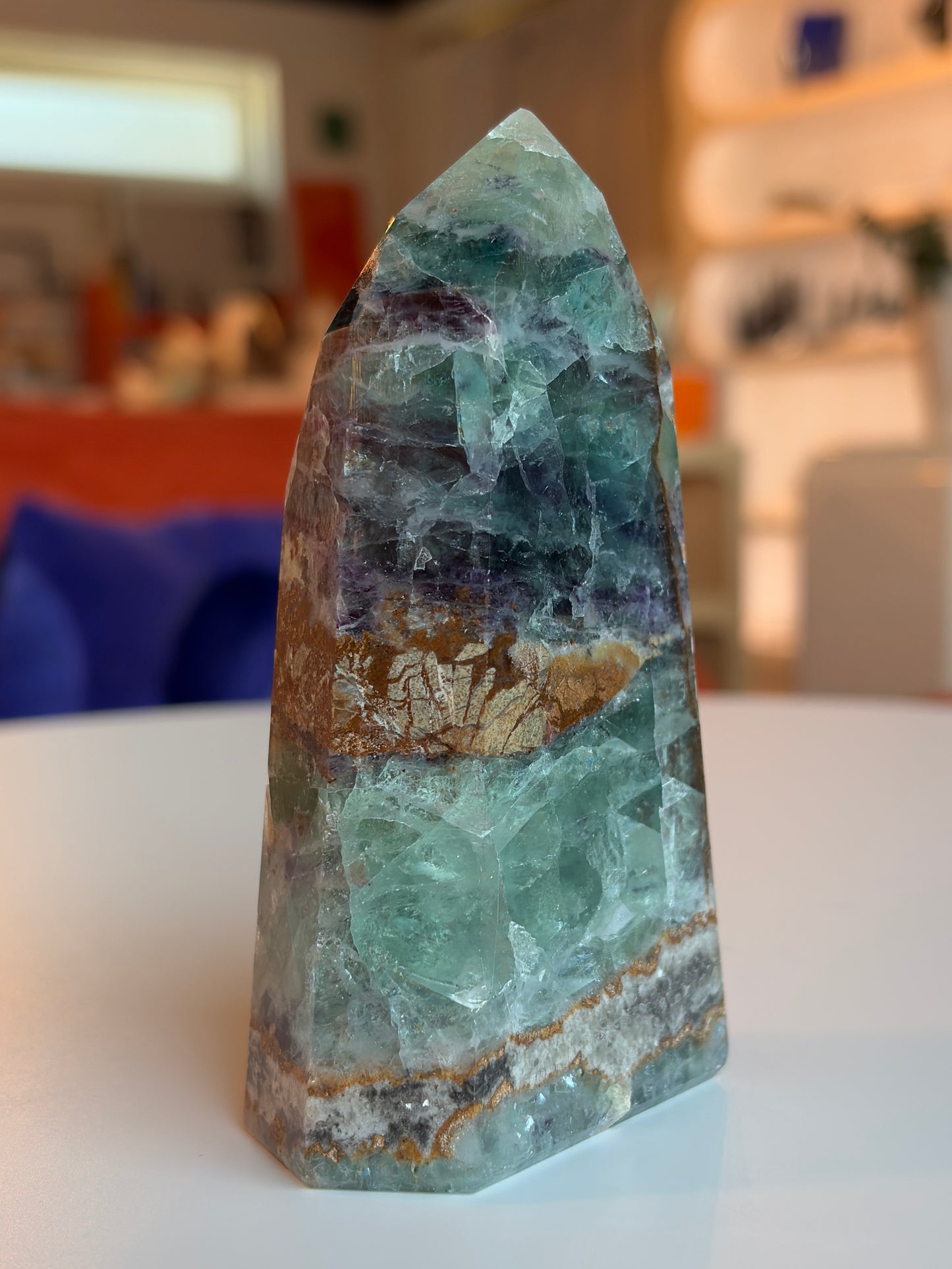 Rainbow Fluorite Tower RF-2