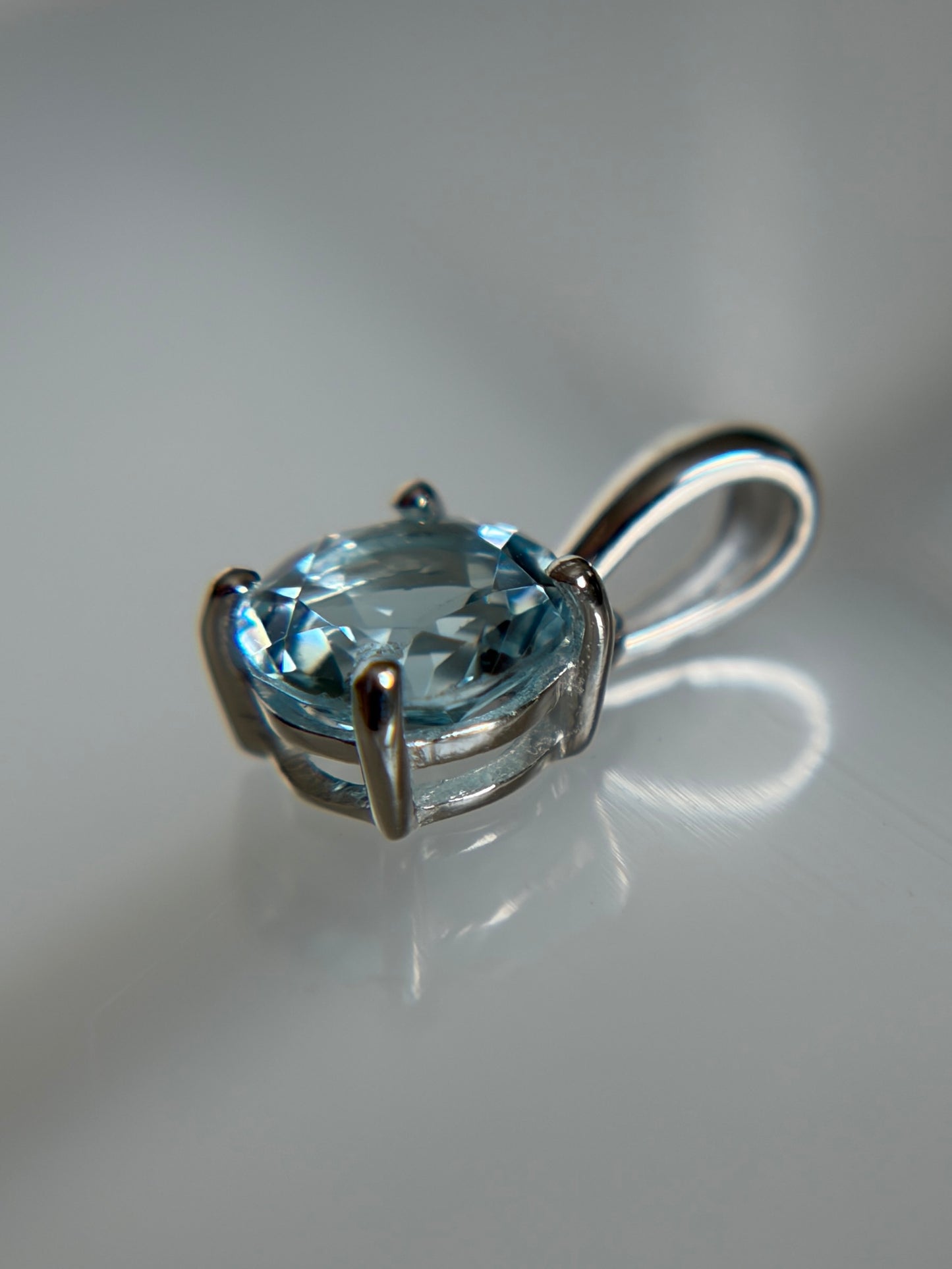 Blue Topaz Pendant