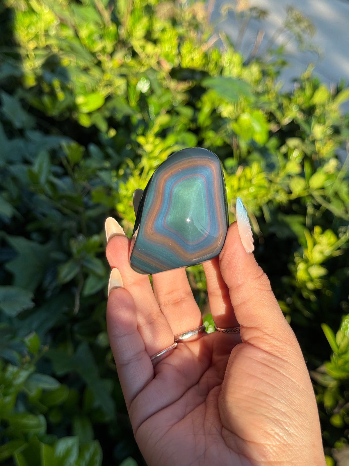High Grade Rainbow Obsidian Polished Freeform | 📍 Mexico RO-3