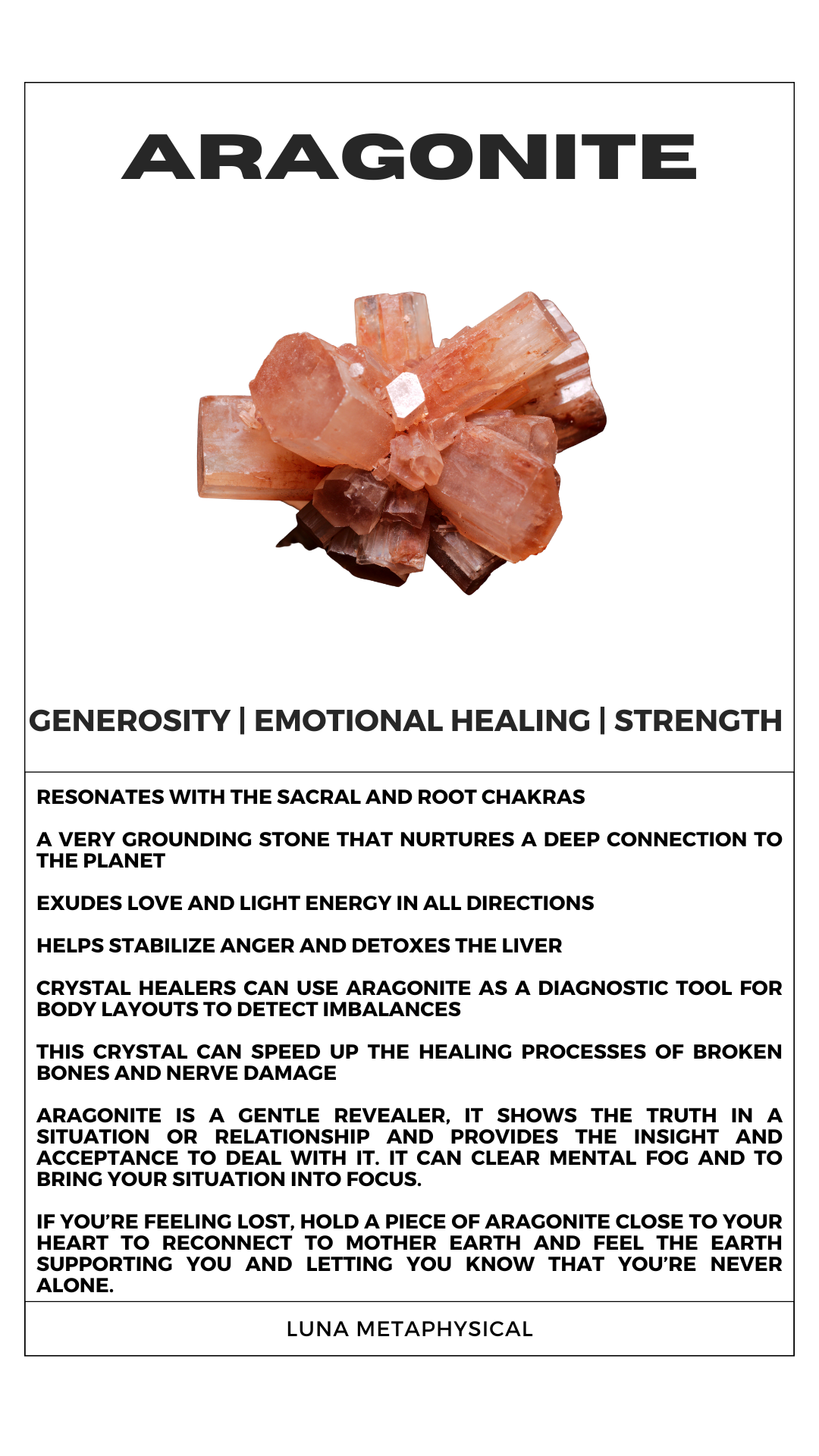 Small Red Aragonite Star Burst