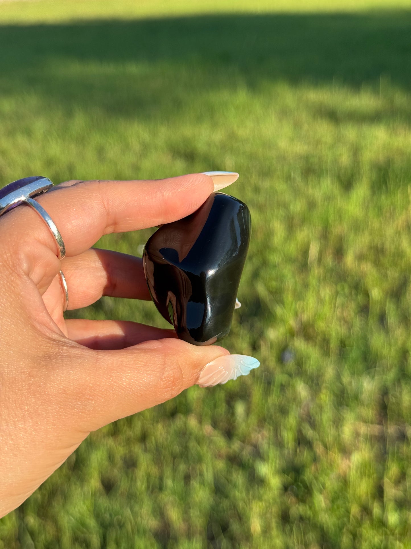 High Grade Rainbow Obsidian Polished Freeform 📍 Mexico