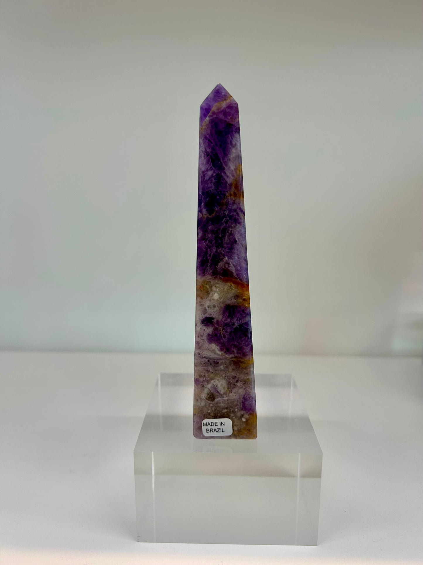 Brazilian Chevron Amethyst Tower -CAT5