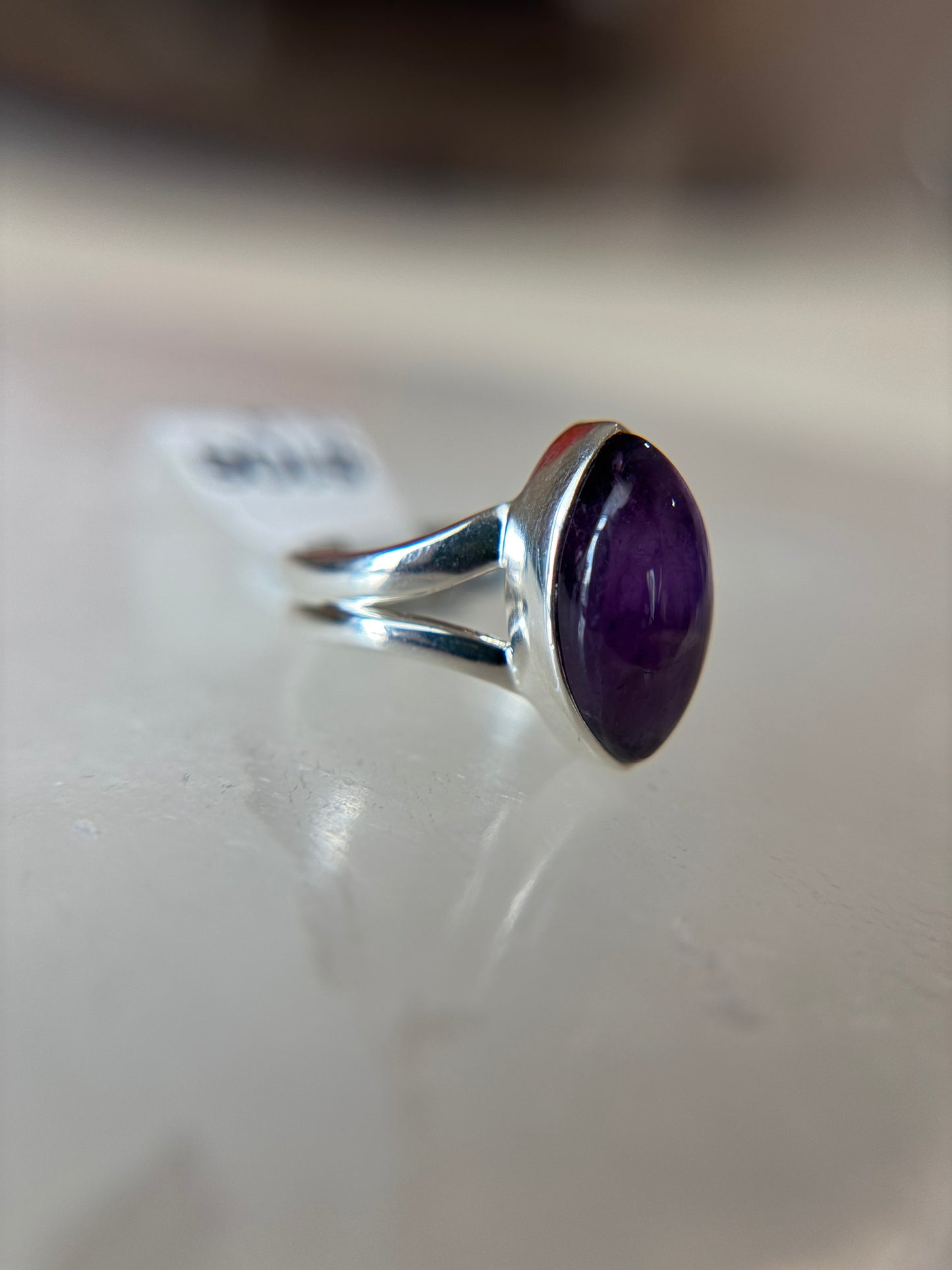 Amethyst Ring Size 5 Sterling Silver
