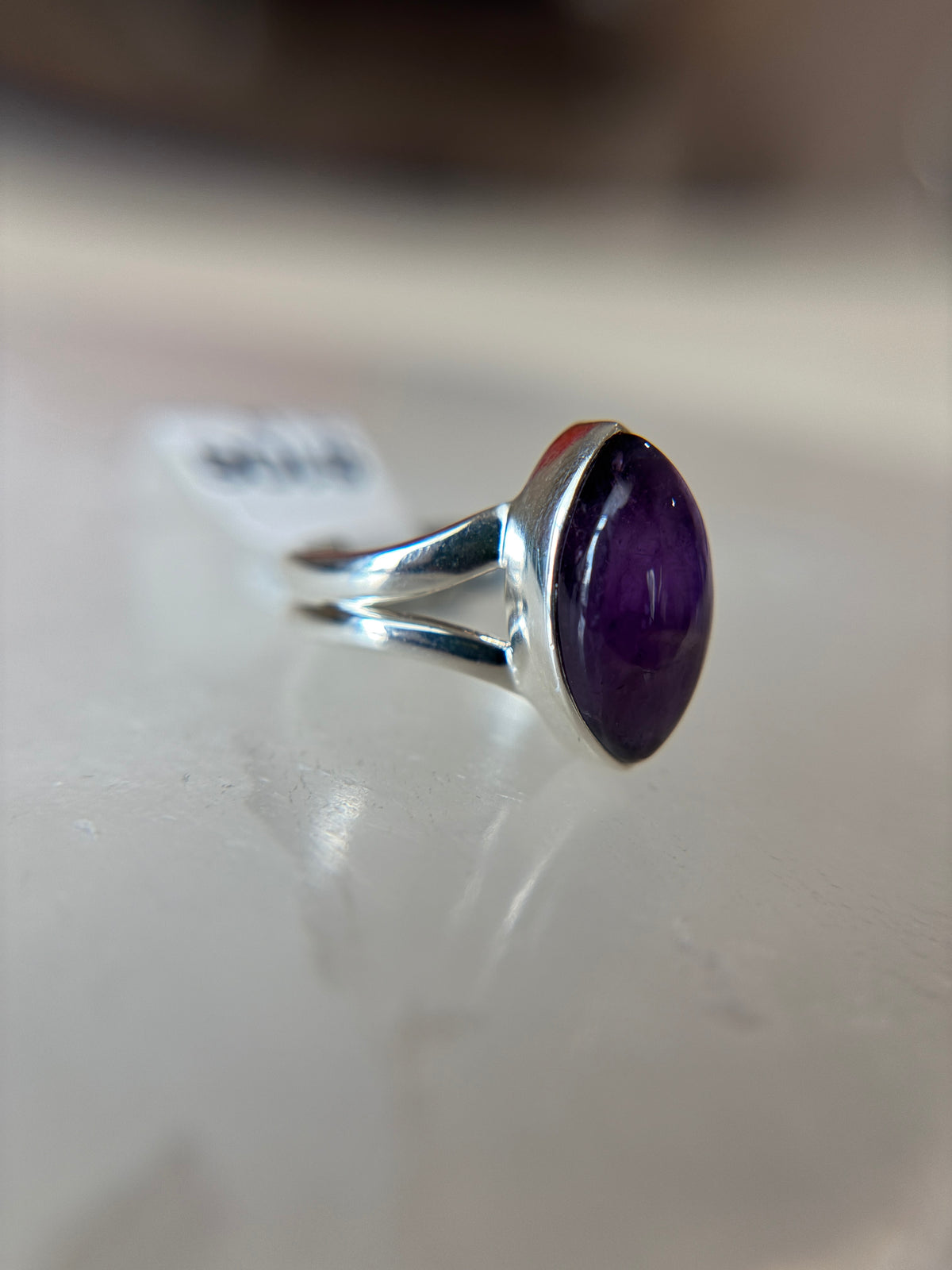 Amethyst Ring Size 5 Sterling Silver