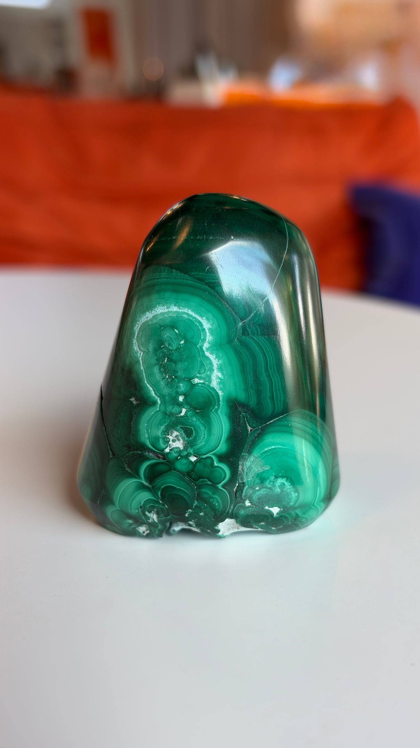 High Grade Polished Malachite Freeform