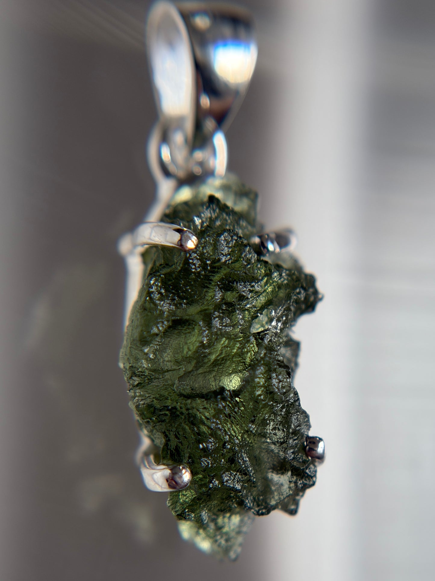 Moldavite Pendant