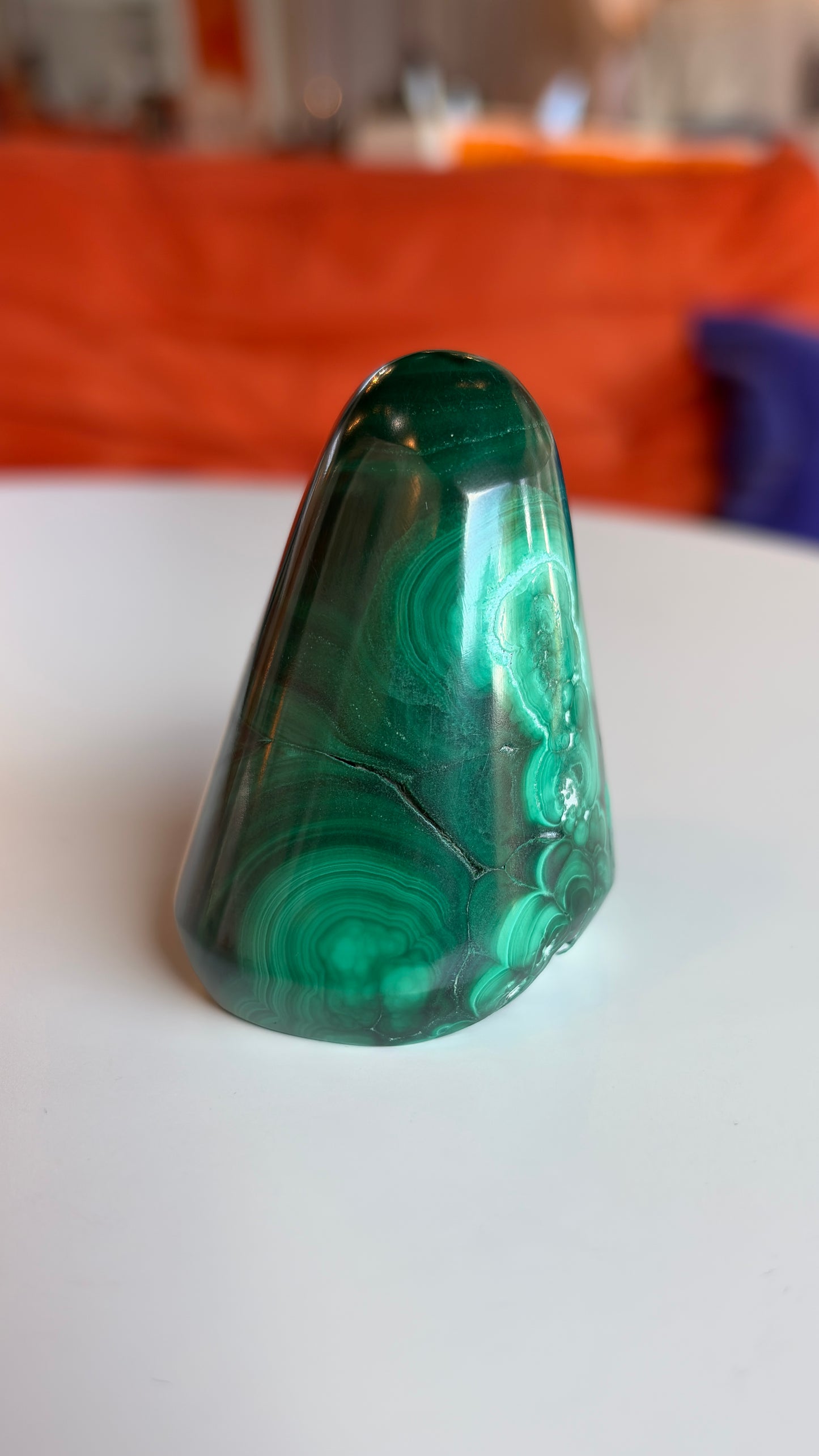 High Grade Polished Malachite Freeform