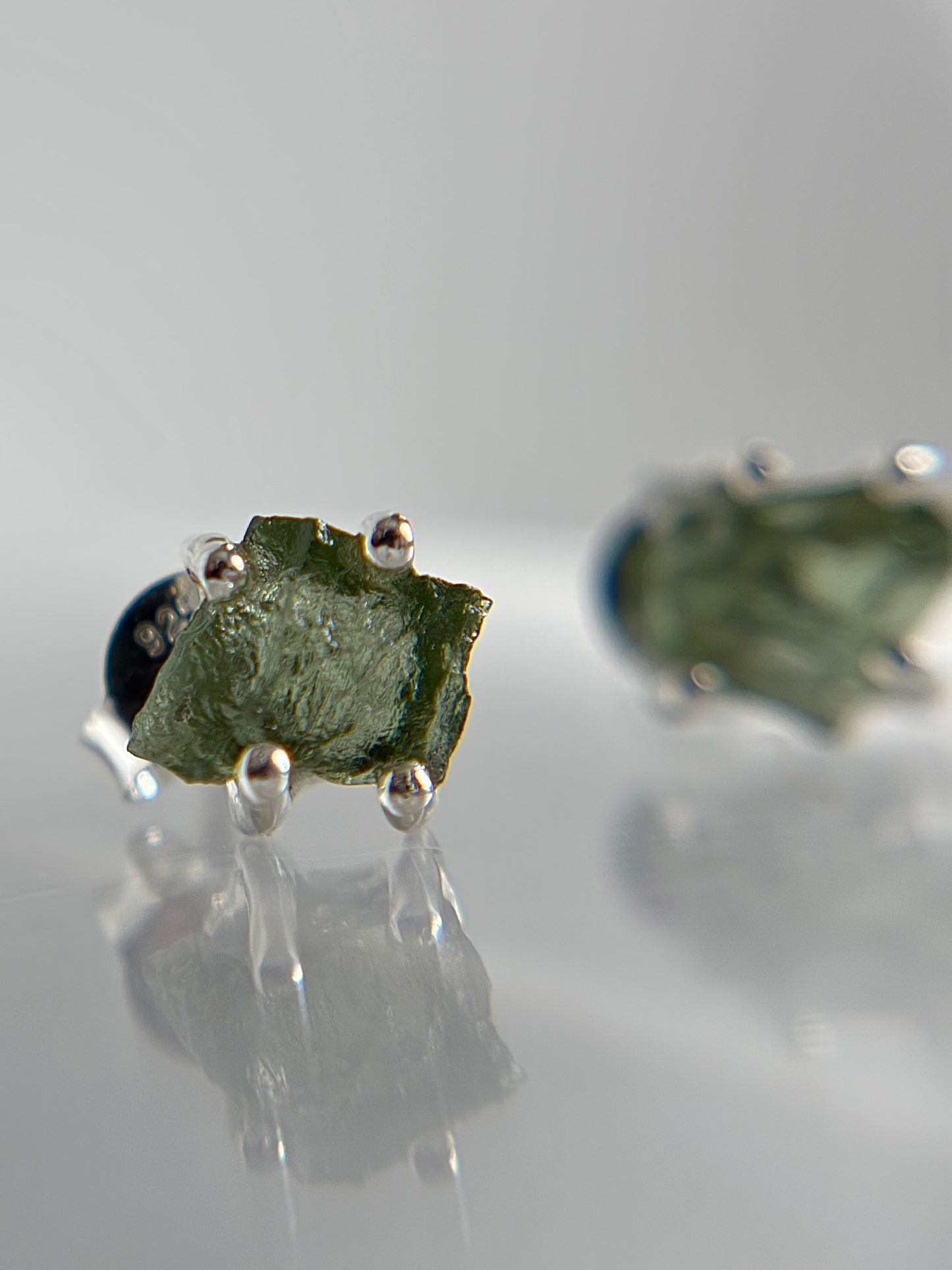 Moldavite Earrings