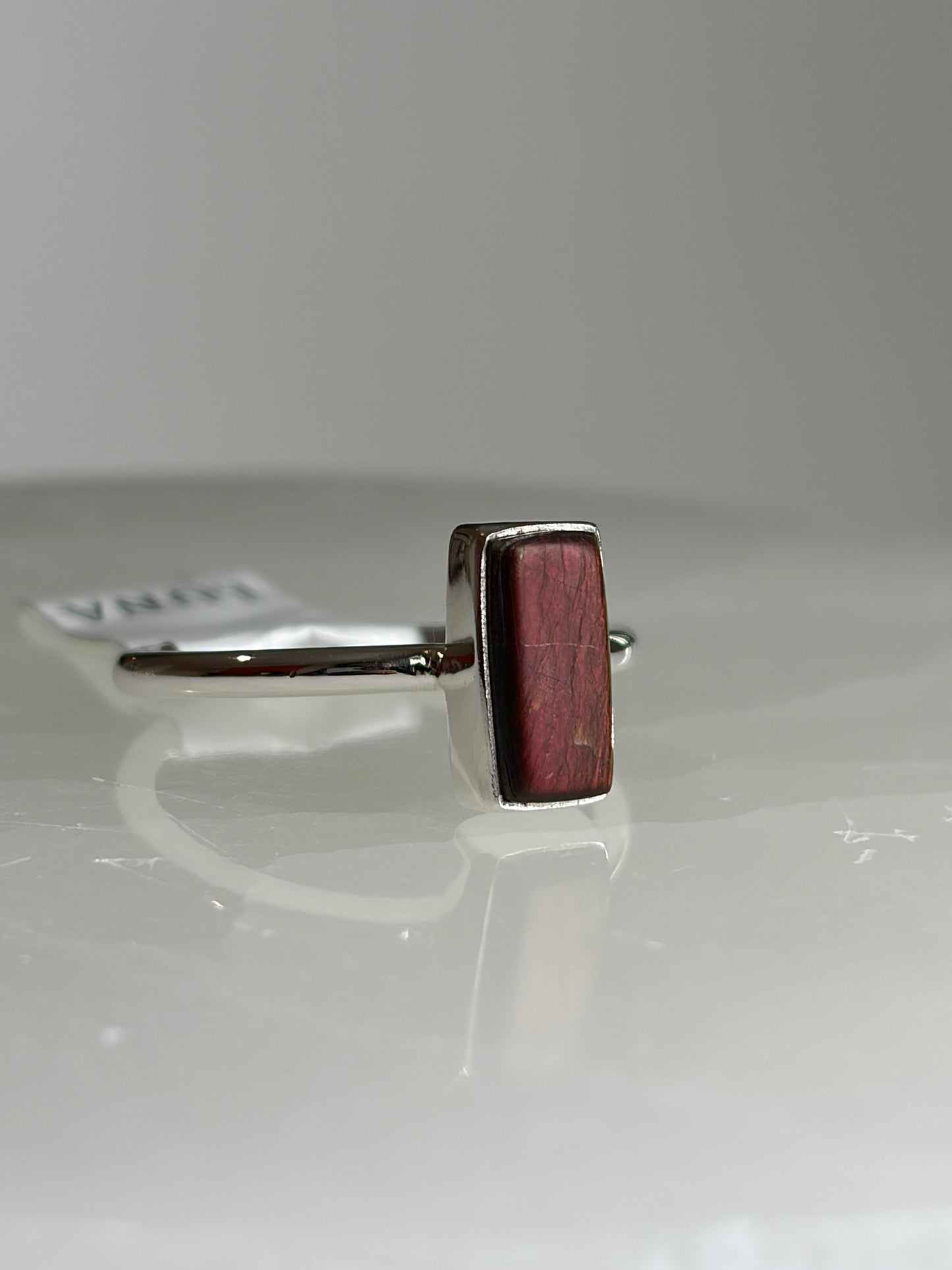 Ammolite Ring Size 8