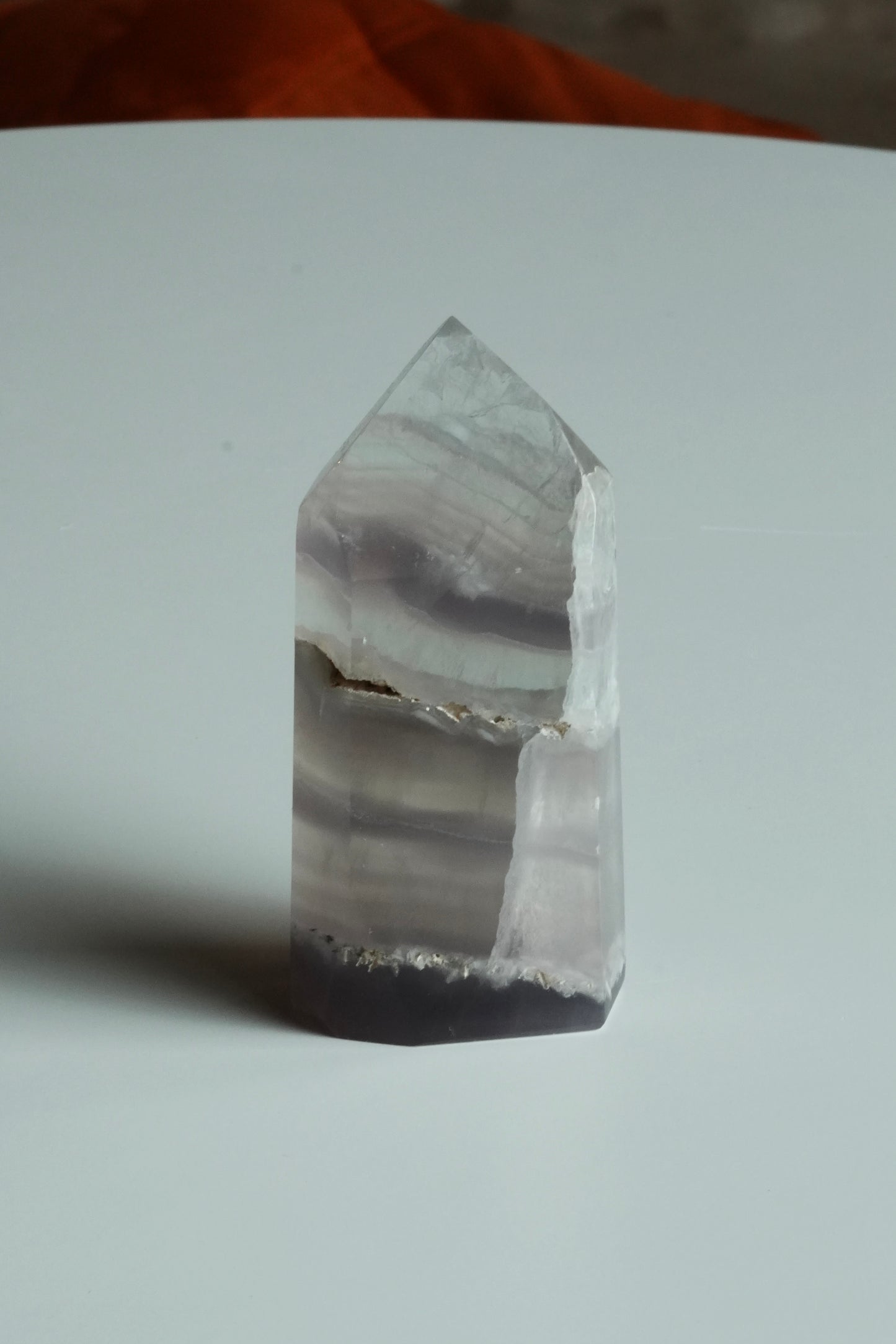 Lavender Rainbow Fluorite Tower