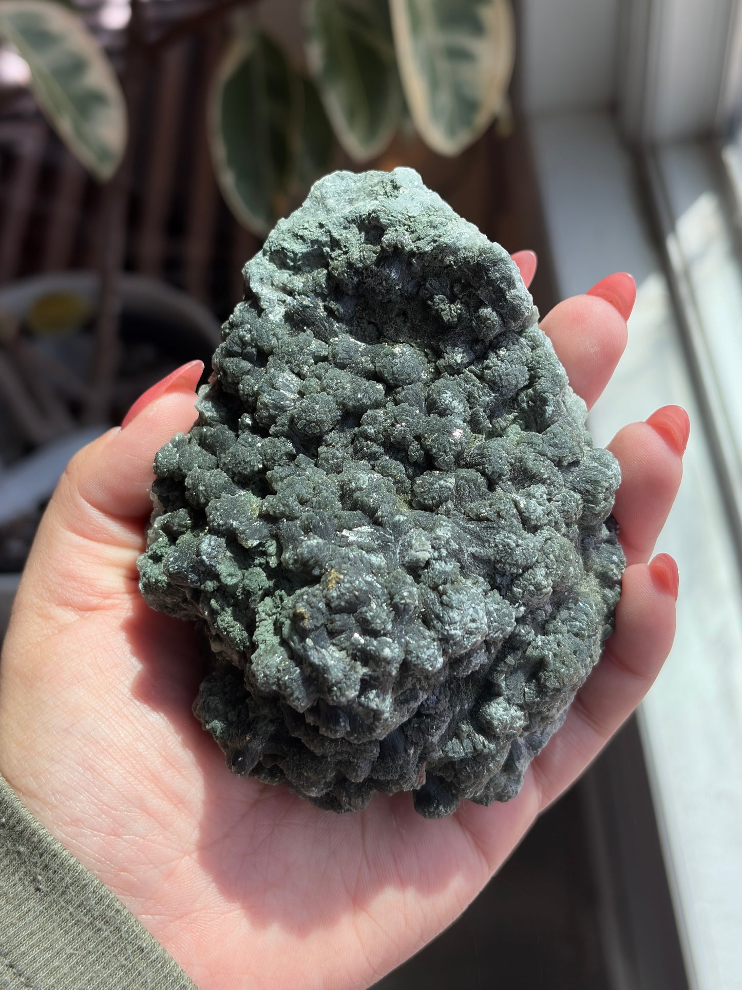 Prehnite with Epidote Cluster