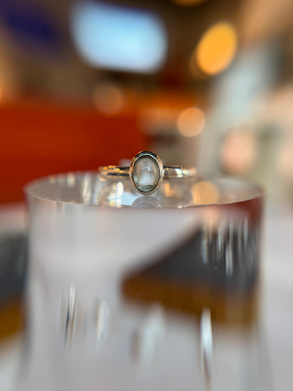 Hyalite Opal Ring Size 9