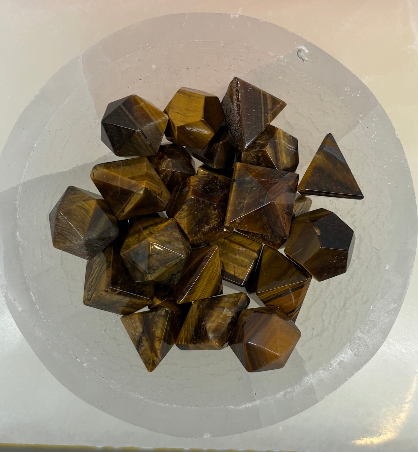 Tigers Eye Geometric Shapes