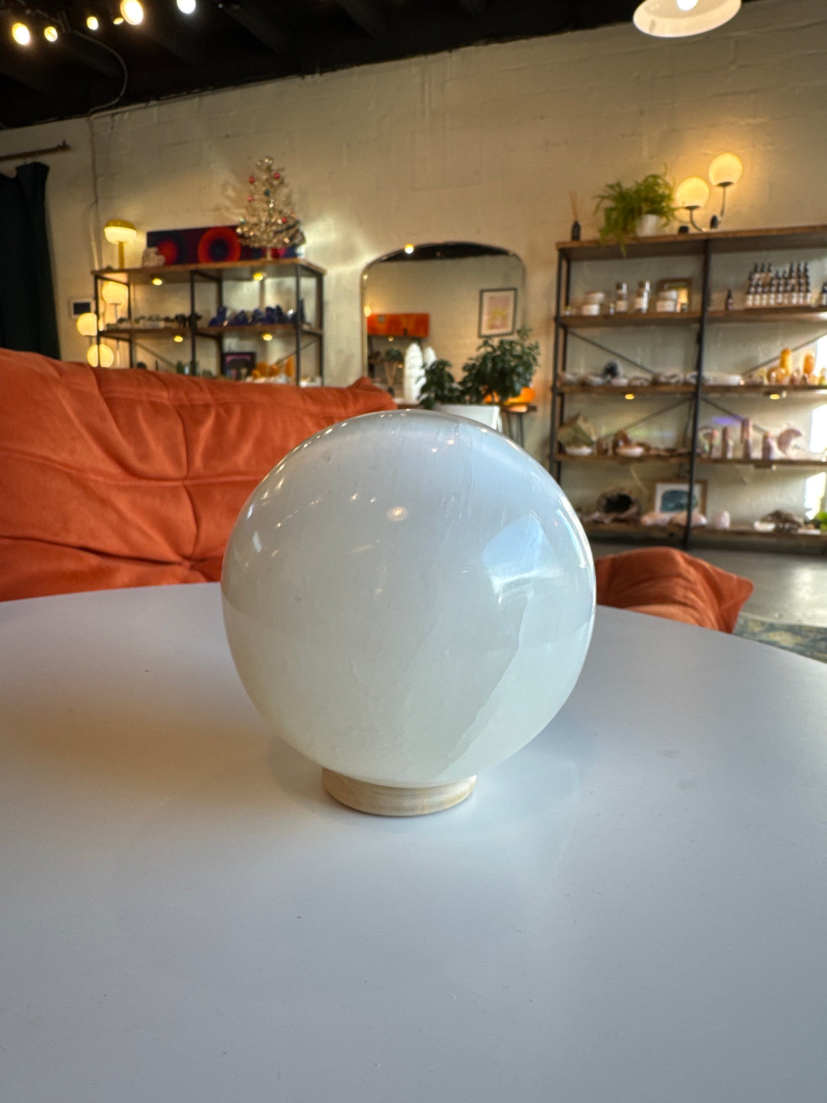 Large Selenite Orb/Sphere