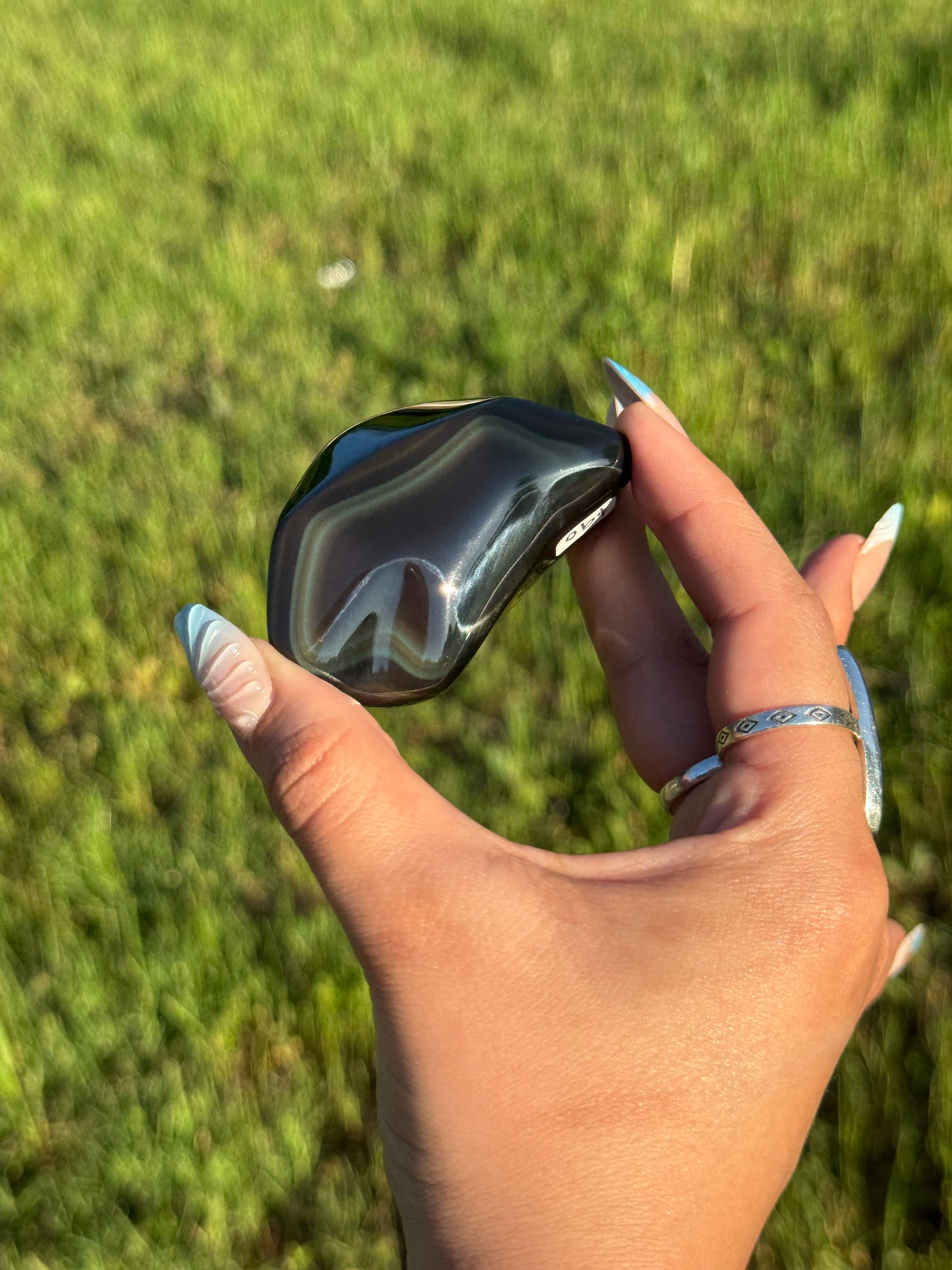 High Grade Rainbow Obsidian Freeform 📍 Mexico | RO-5