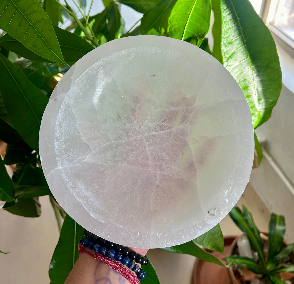 7.5-8” Diameter Selenite X-large Bowl