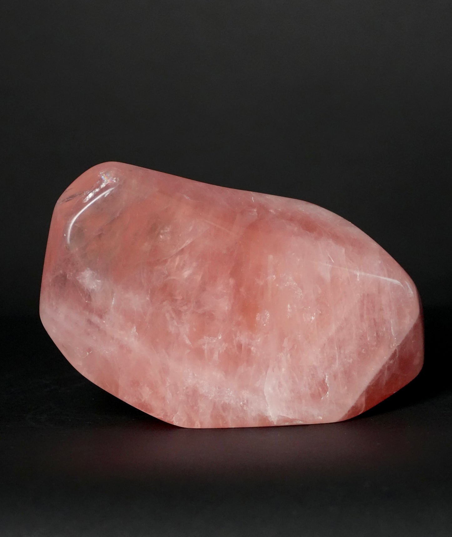 High Grade Rose Quartz Polished Freeform