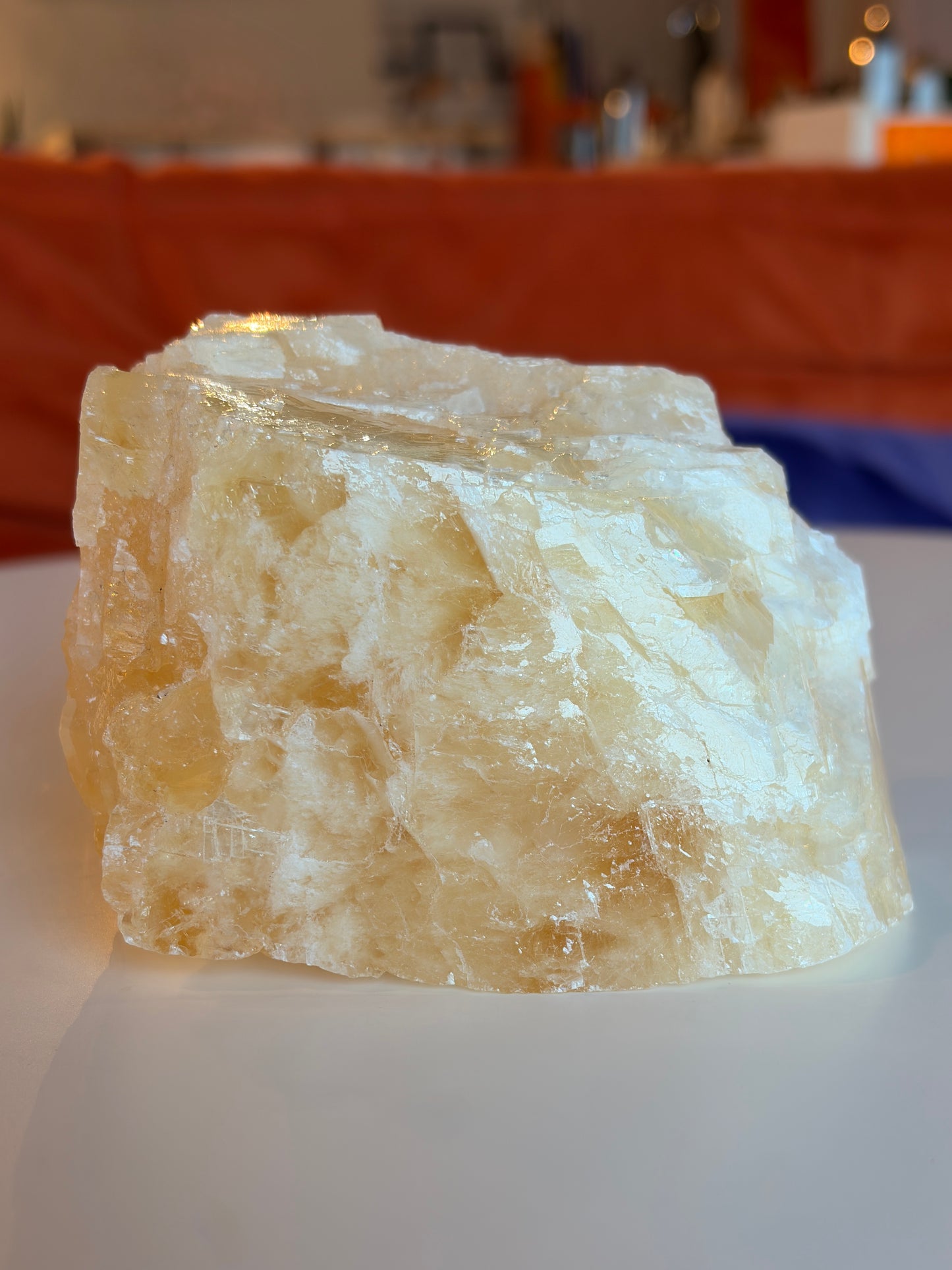 Rough Yellow Calcite Freeform