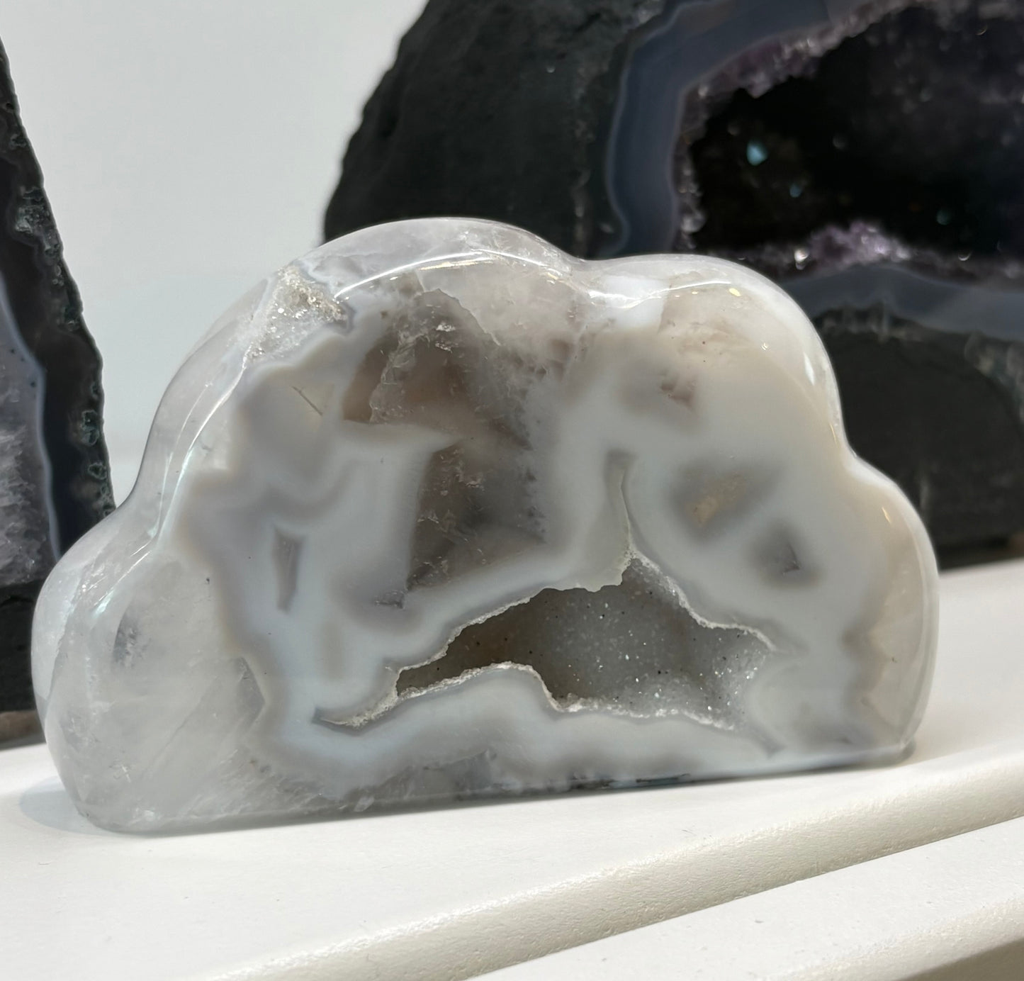 Agate Druzy Cloud