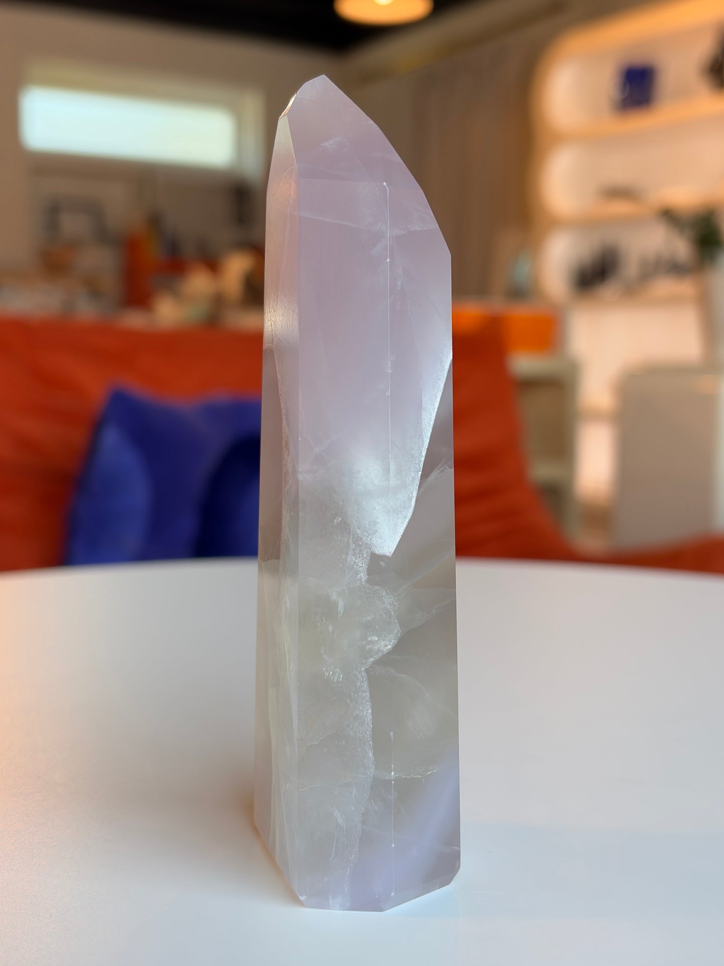 Lavender Rainbow Fluorite Tower LF06