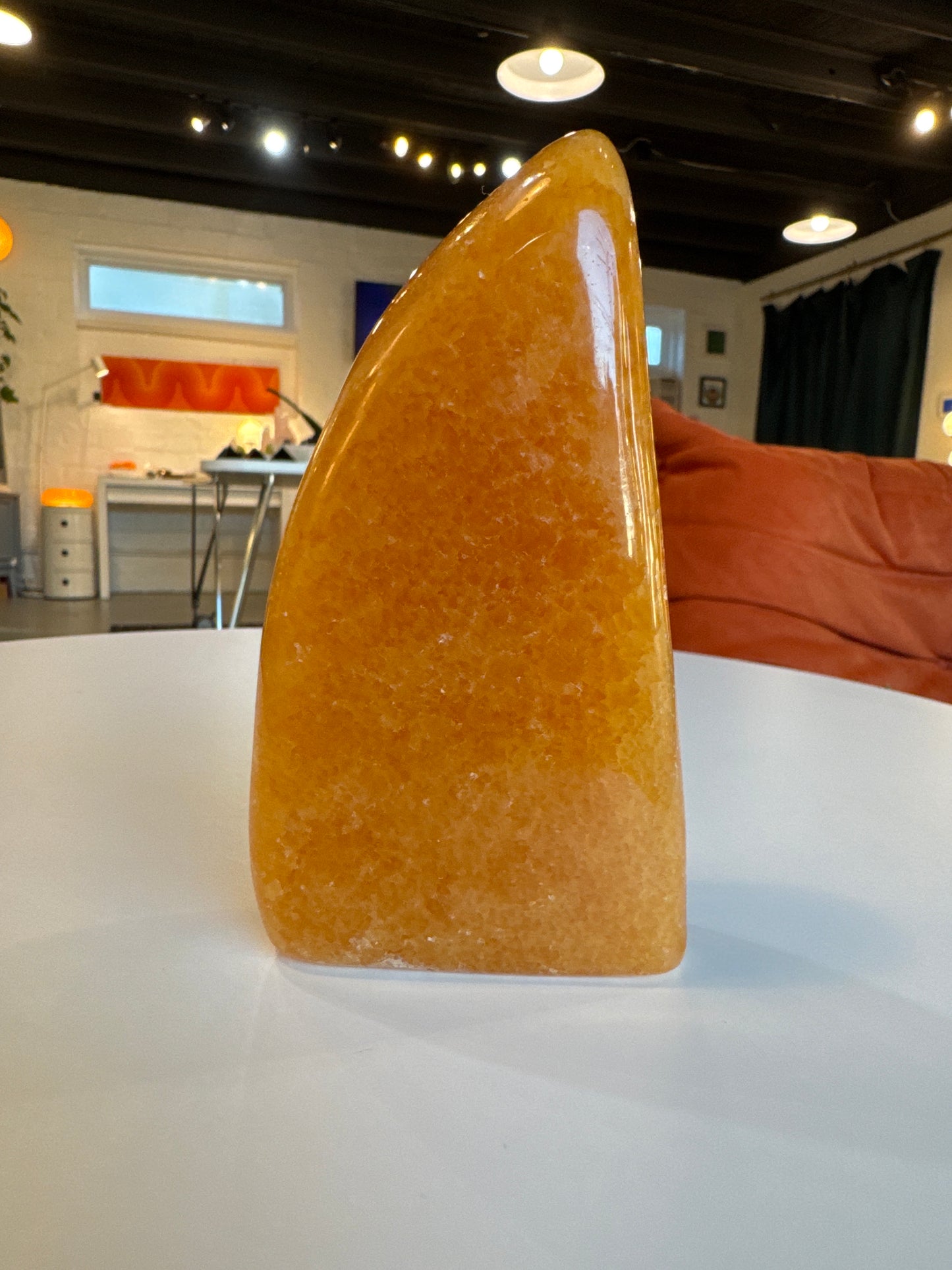 Orange Calcite Freeform #3