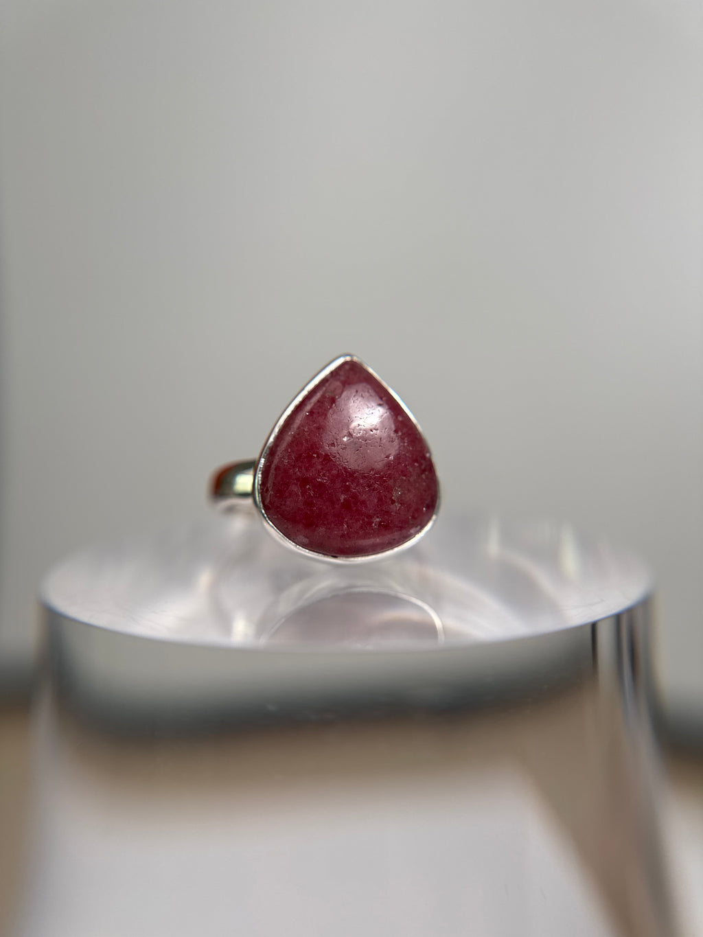 Rhodonite Ring Size 10