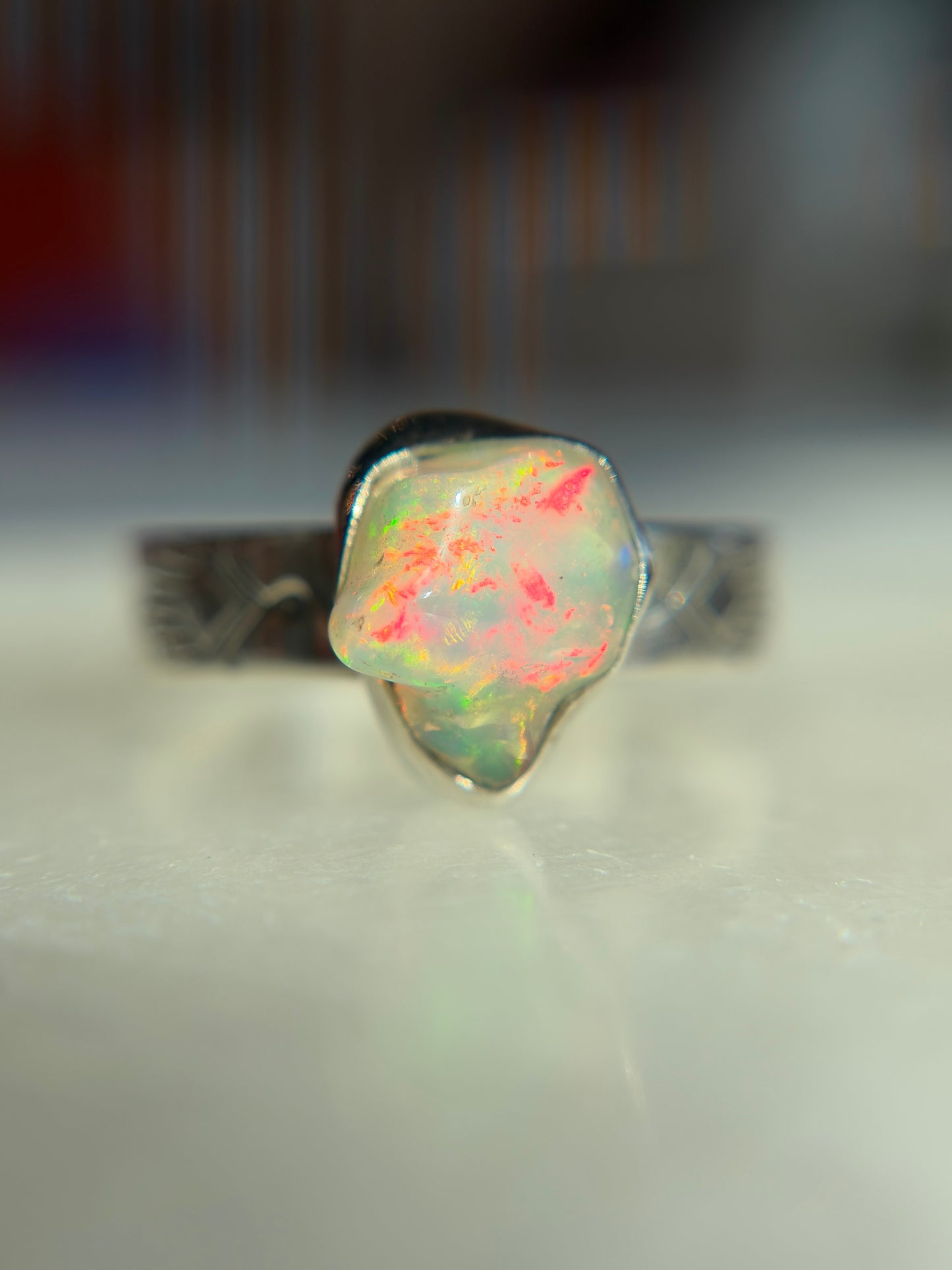 Opal Ring Size 11 - Sterling Silver .925